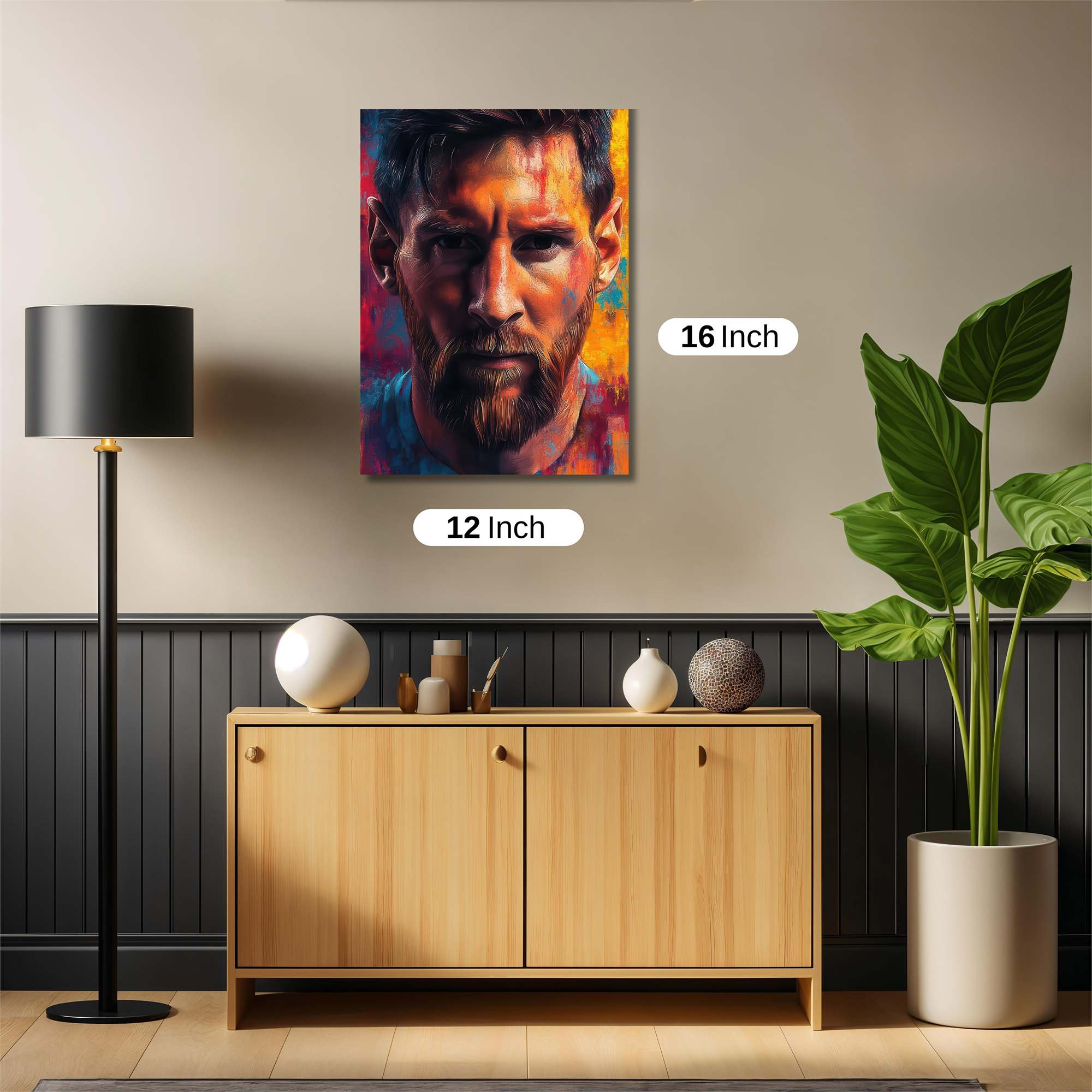 Messi Vibrant Safe Wall Magnetic / M