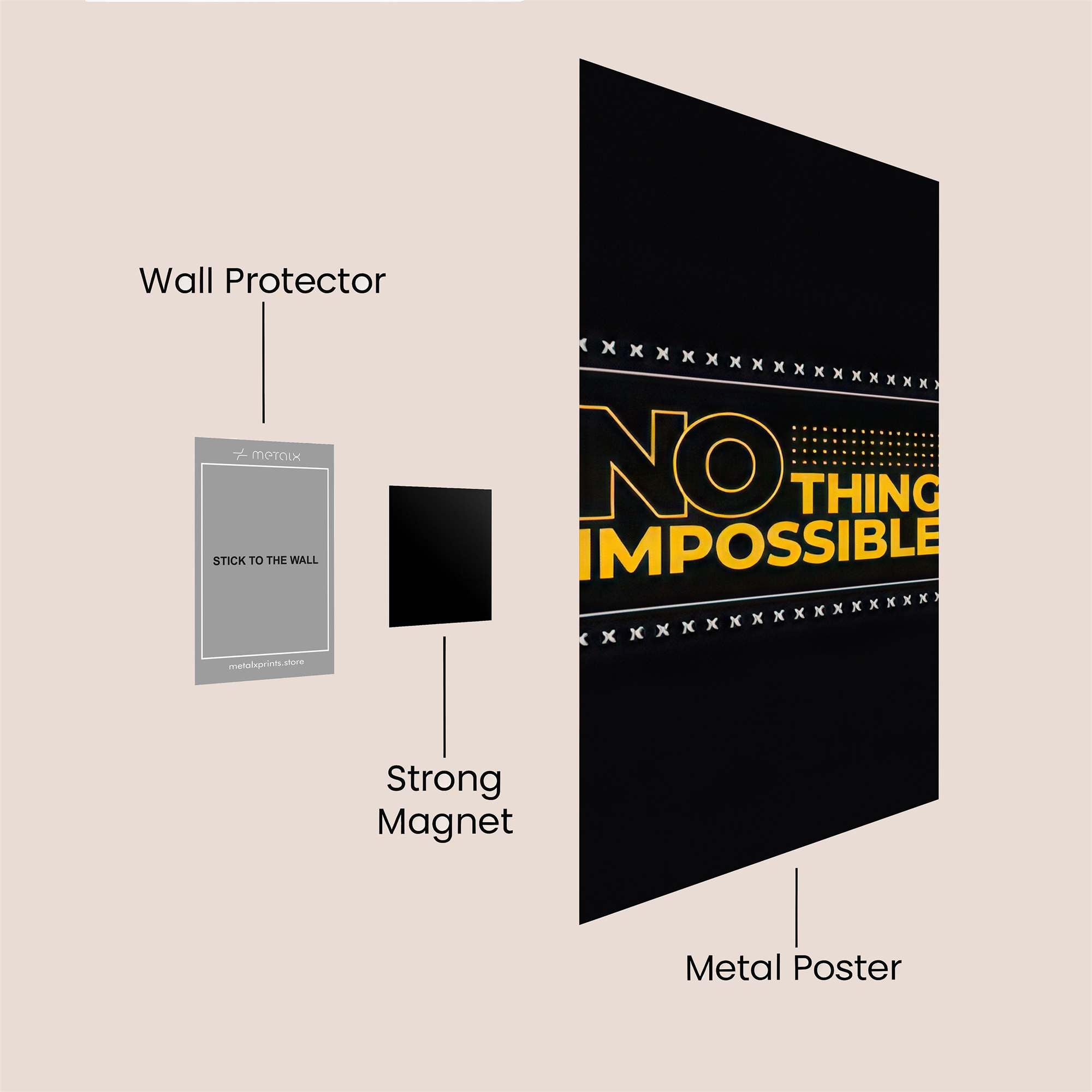 Impossible Inspires Safe Wall Magnetic / M
