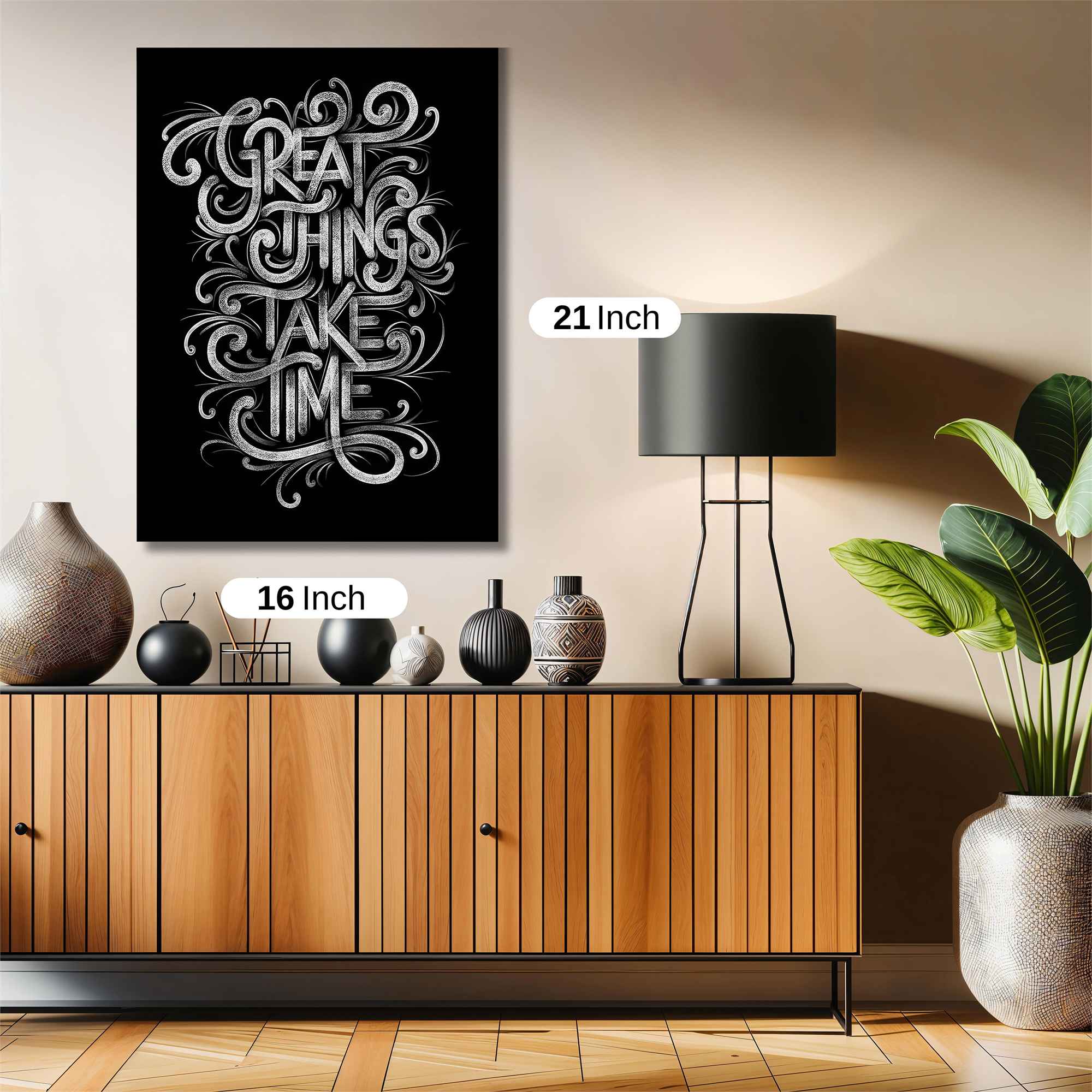 Patience Flourish Safe Wall Magnetic / M