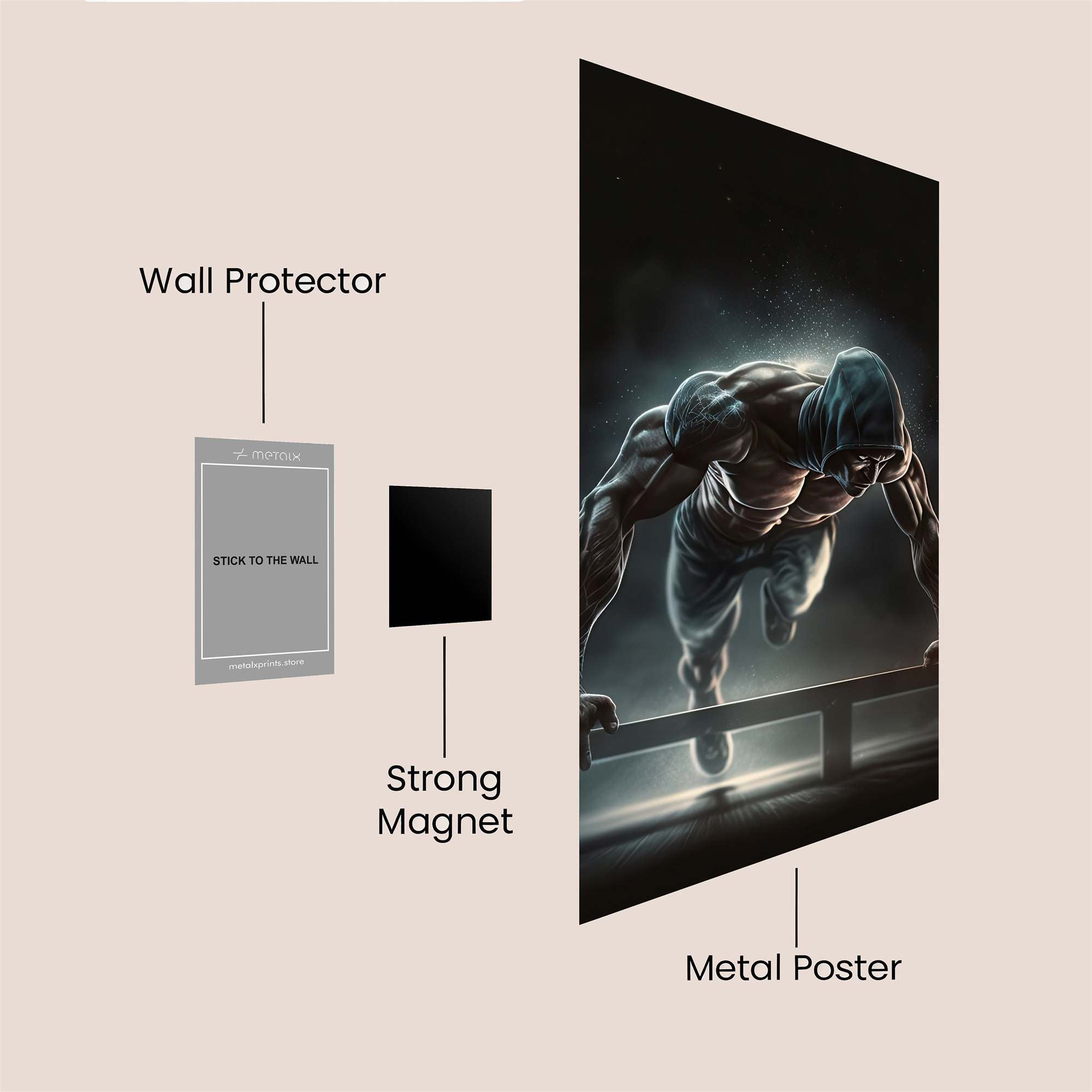 Athlete Intense Safe Wall Magnetic / M