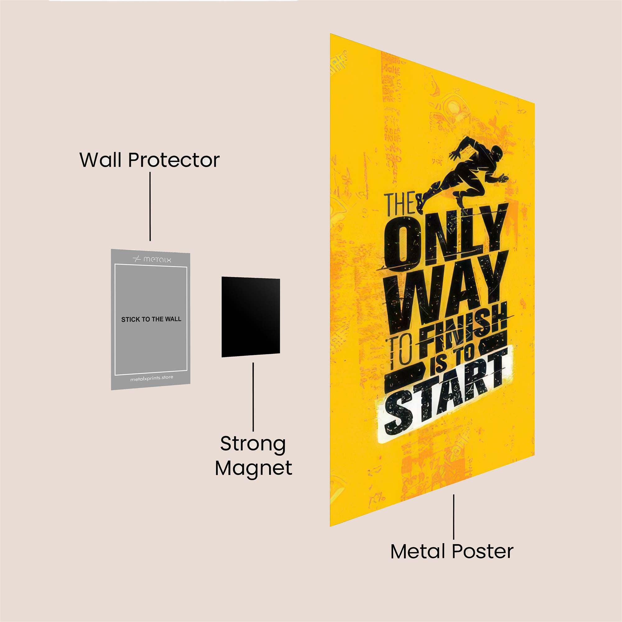 Start Rush Safe Wall Magnetic / M