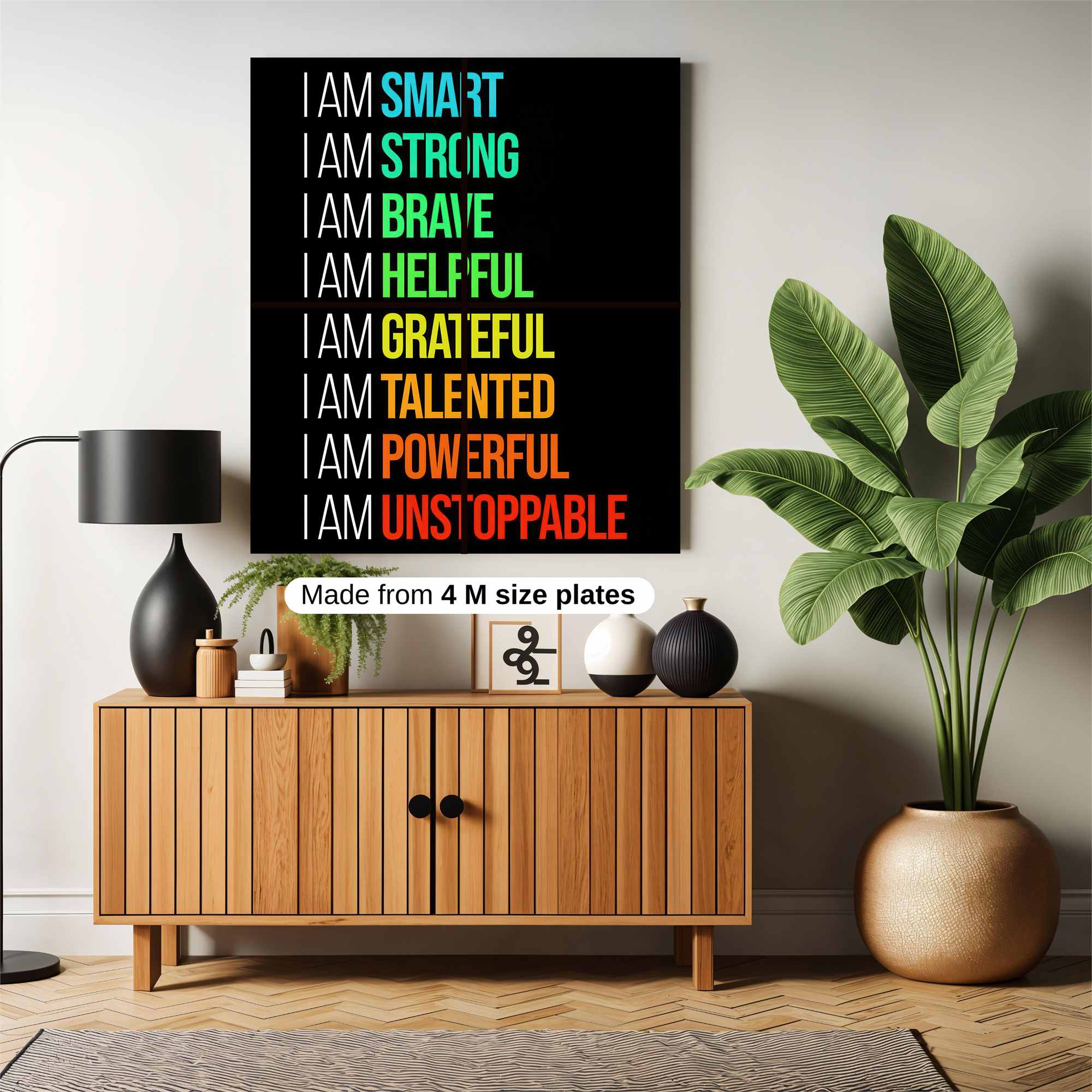 Affirmation Explosion Safe Wall Magnetic / M