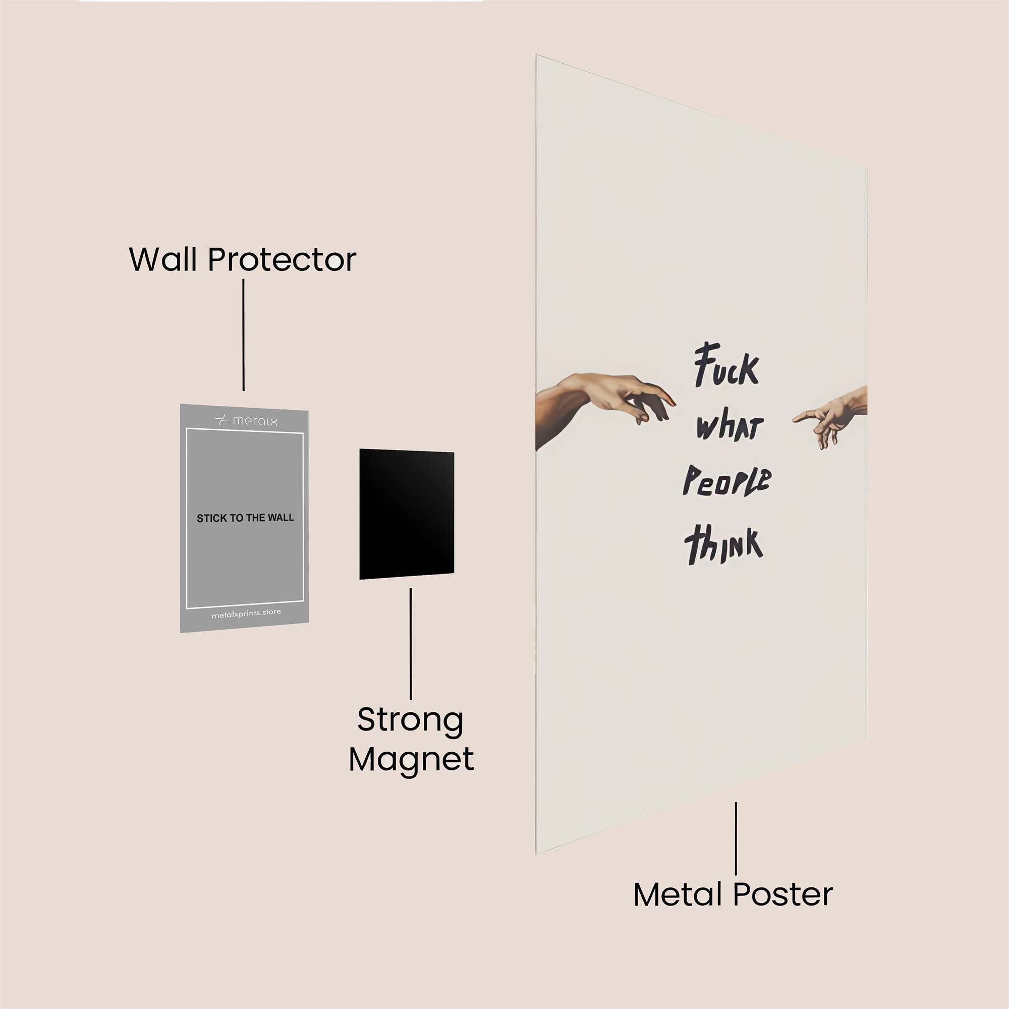 Creation Rebellious Safe Wall Magnetic / M