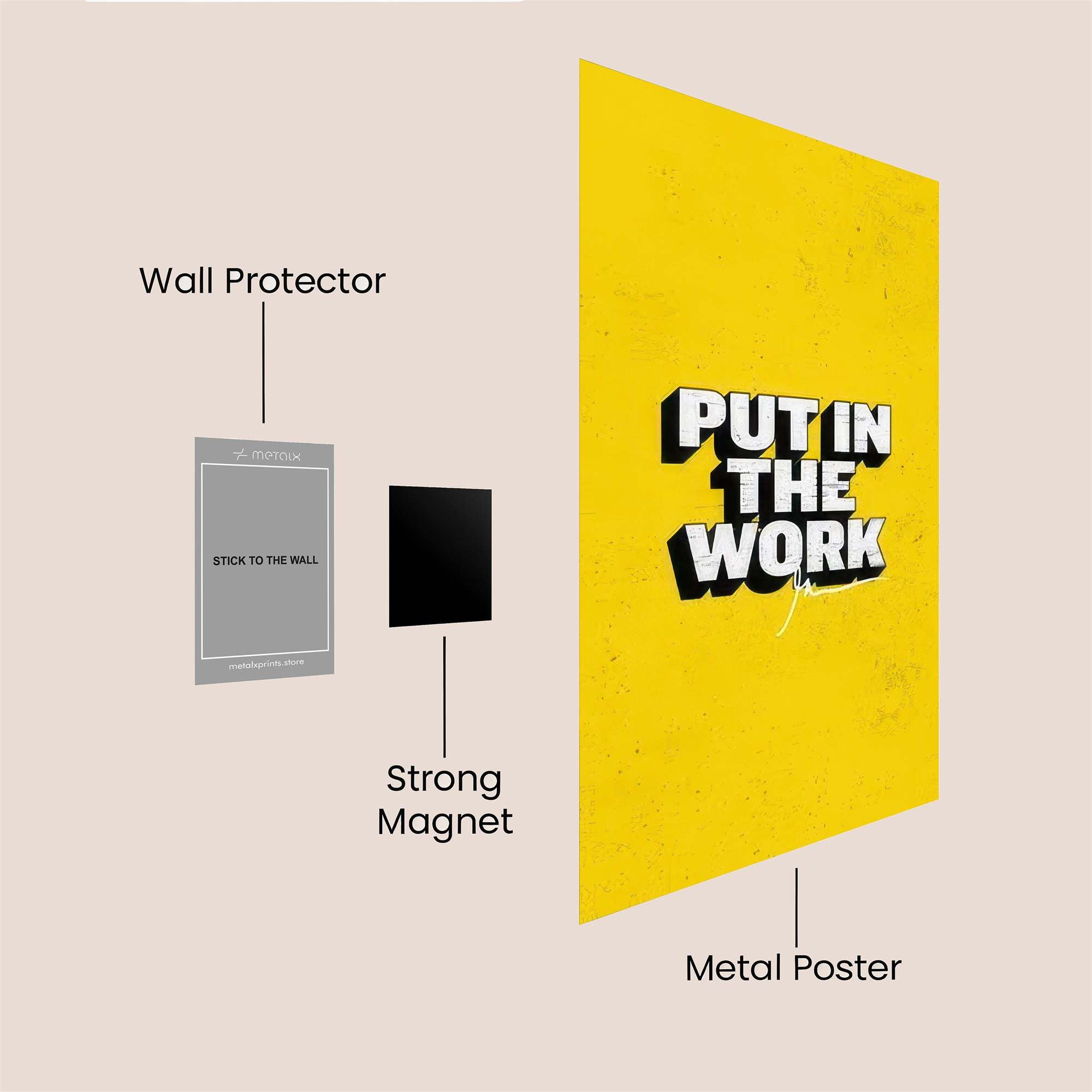 Work Zeal Safe Wall Magnetic / M