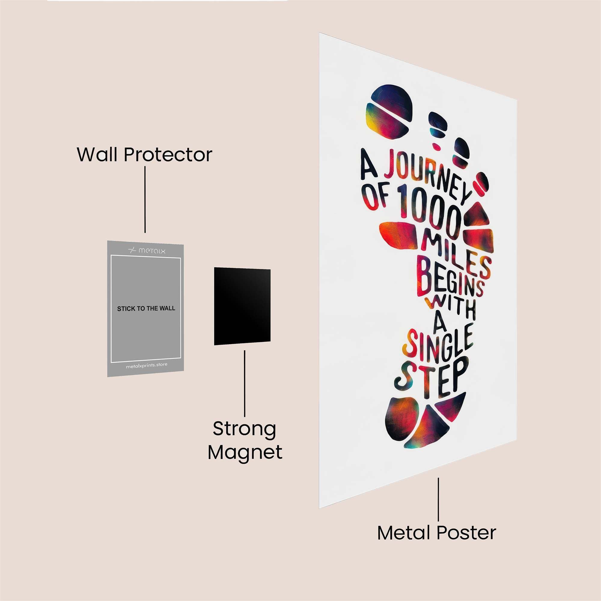 Journey Begins Safe Wall Magnetic / M