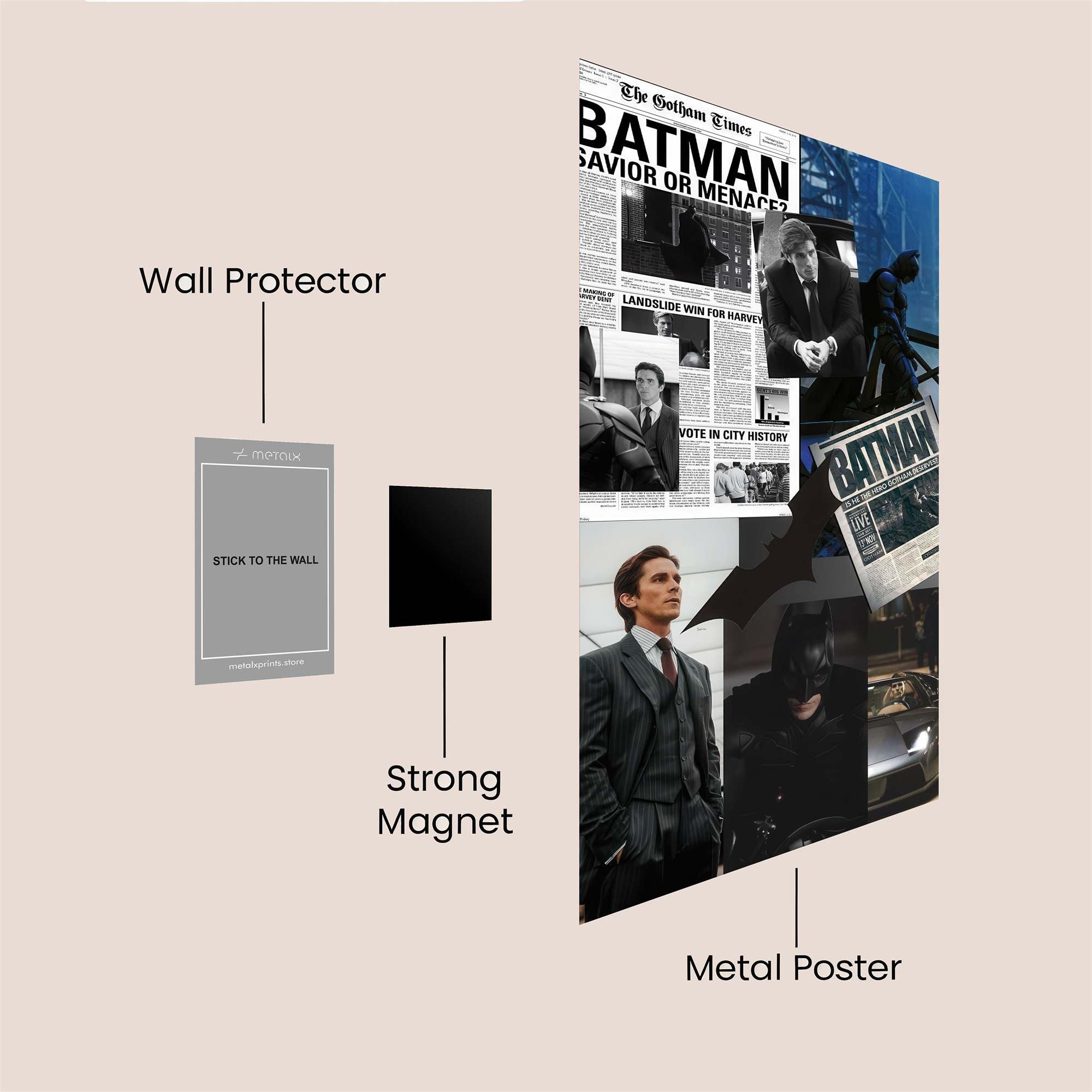 Gotham Guardian Safe Wall Magnetic / M