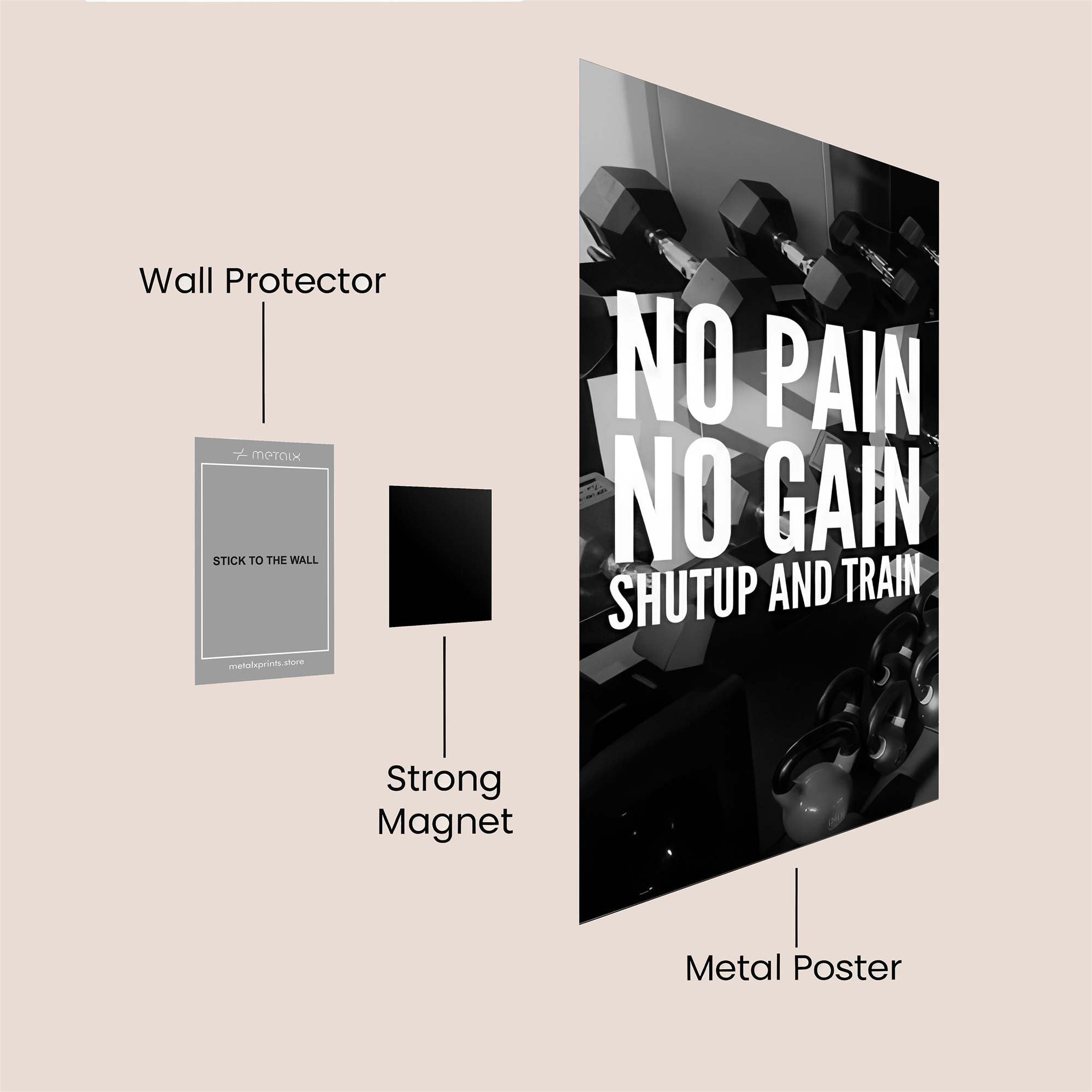 Weights Intensity Safe Wall Magnetic / M