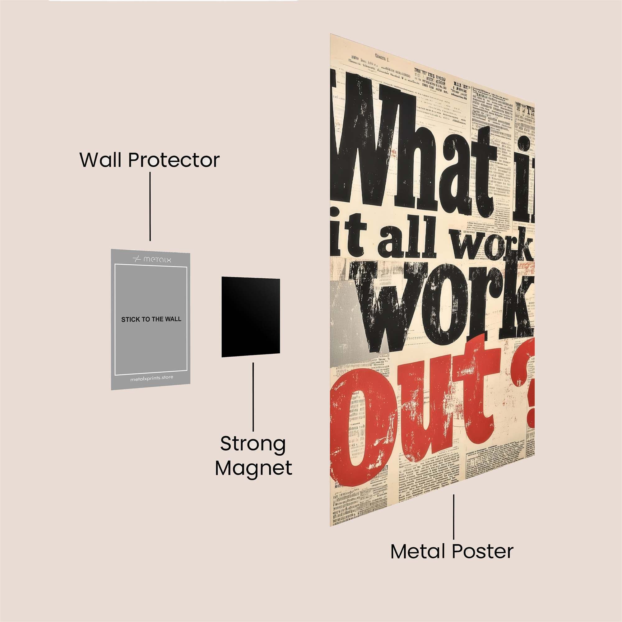 Hopeful Outcome Safe Wall Magnetic / M