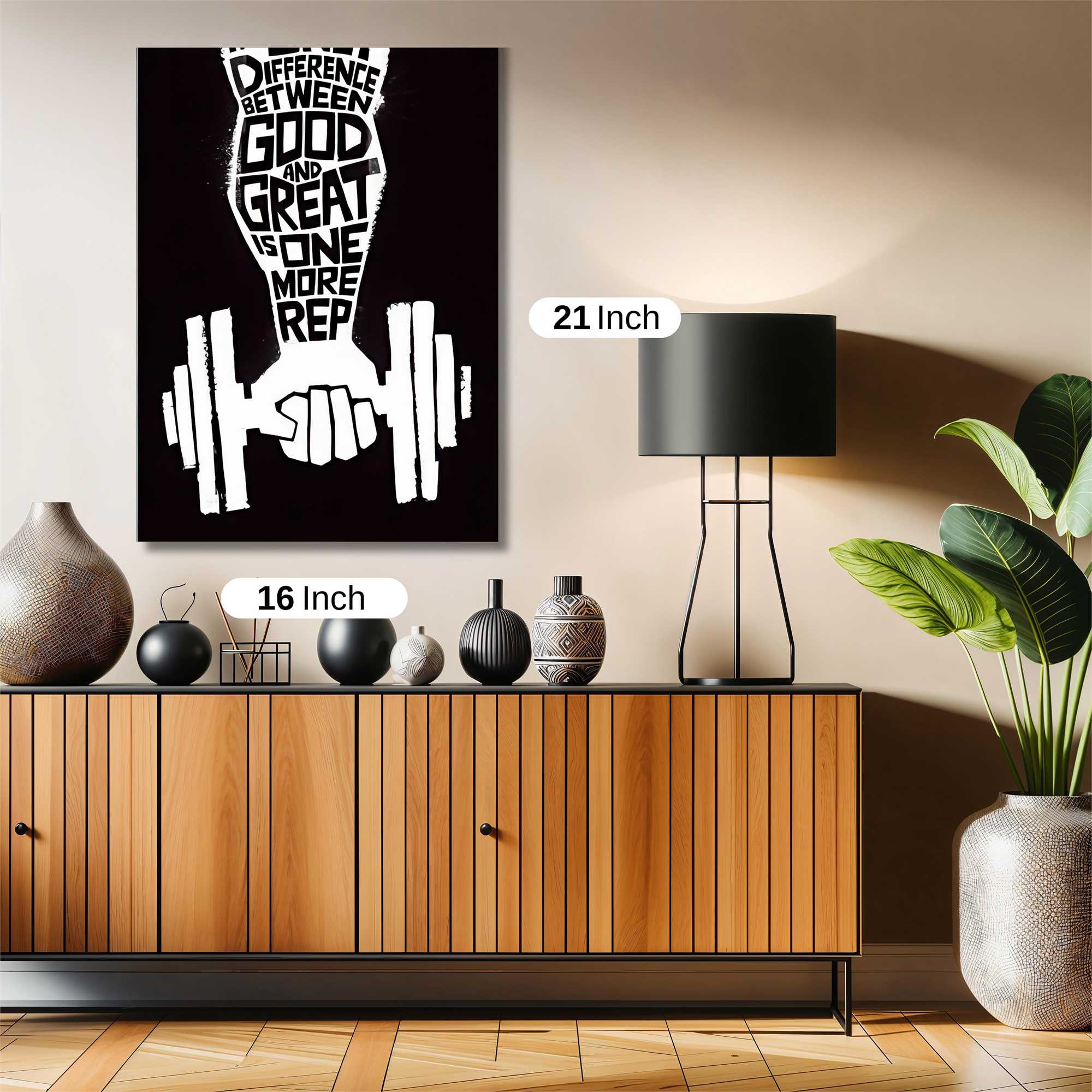 Fitness Motto Safe Wall Magnetic / M