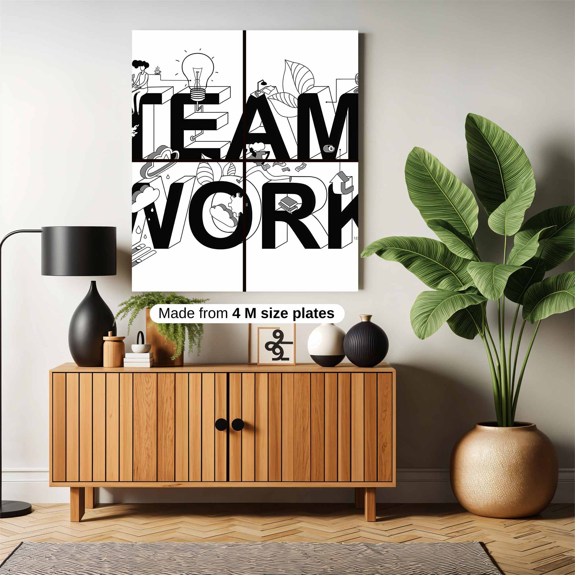 Team Harmony Safe Wall Magnetic / M