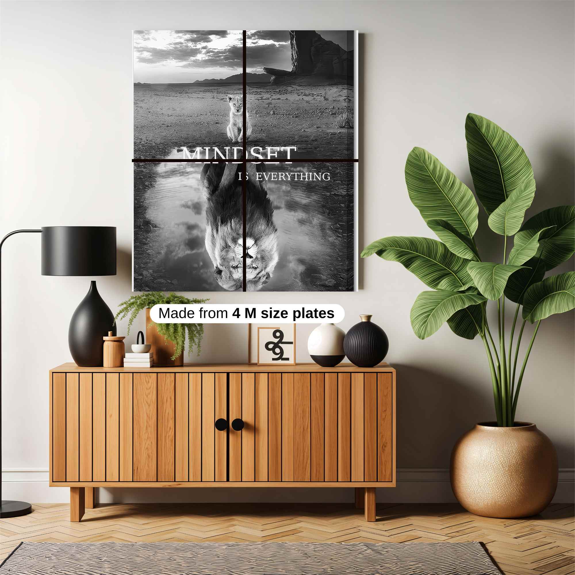 Lion Reflection Safe Wall Magnetic / M