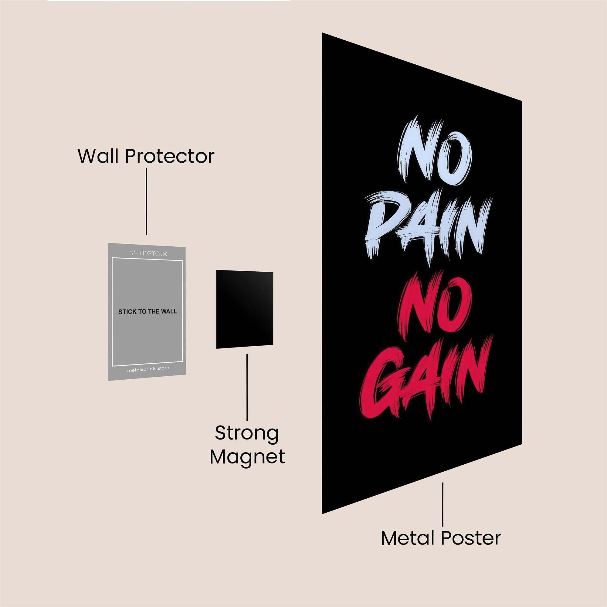 Motto Resilience Safe Wall Magnetic / M