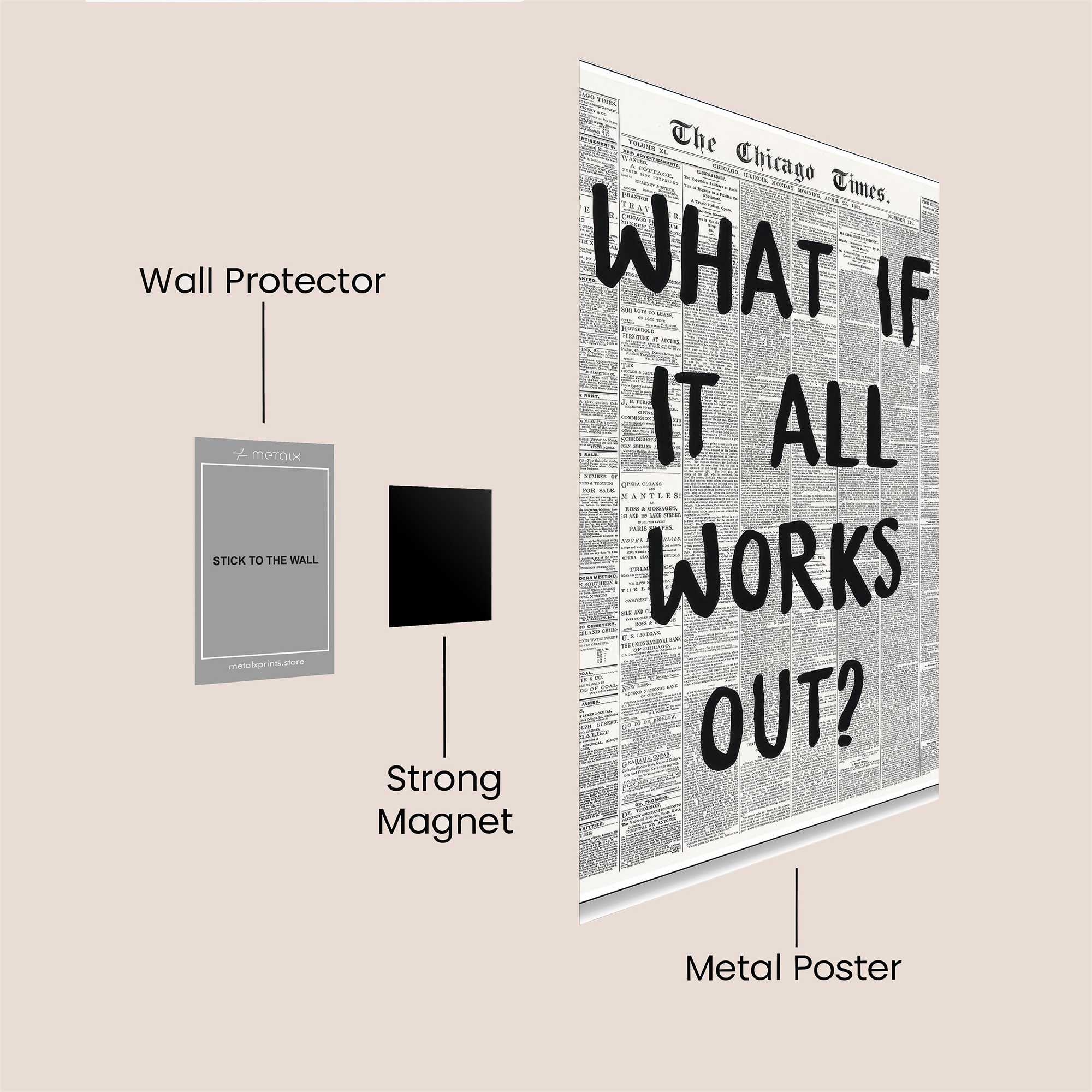 Hopeful Future Safe Wall Magnetic / M