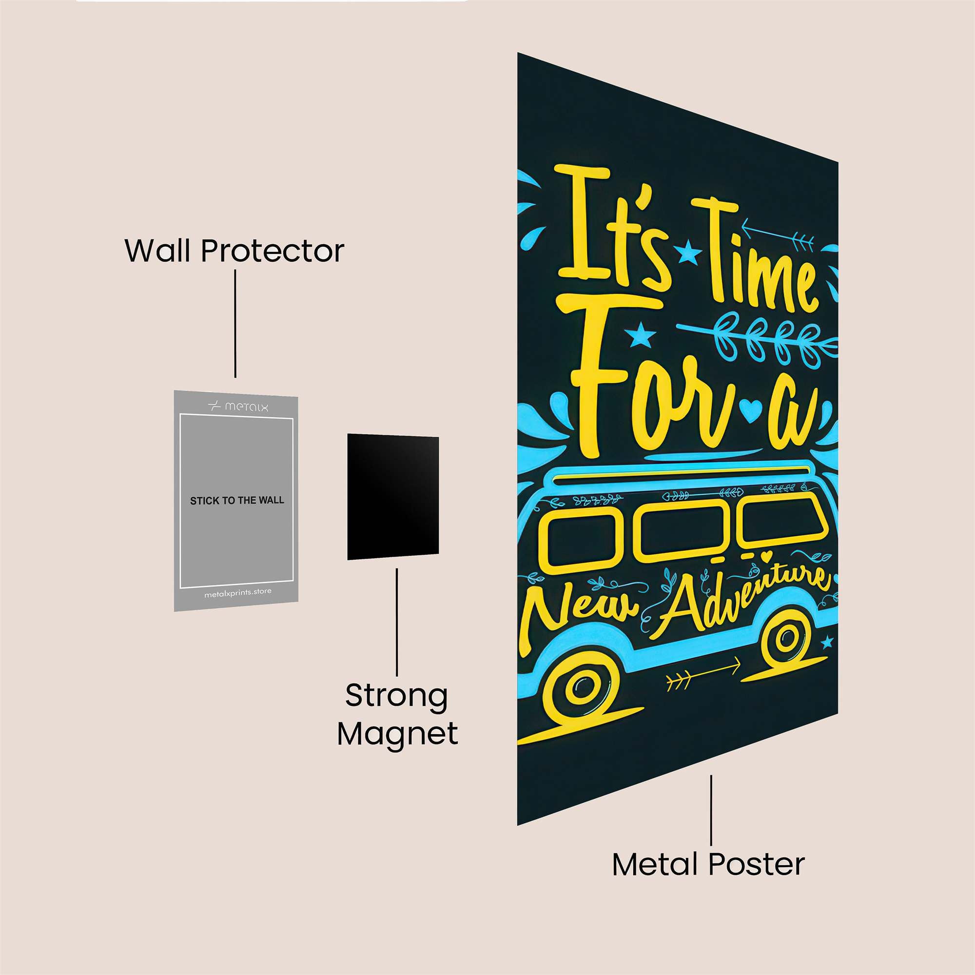 Adventure Awaits Safe Wall Magnetic / M