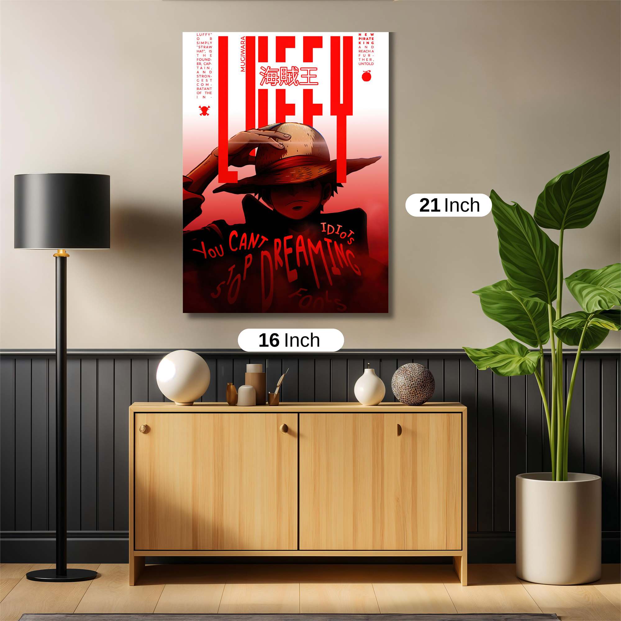 Luffy Defiant Safe Wall Magnetic / M