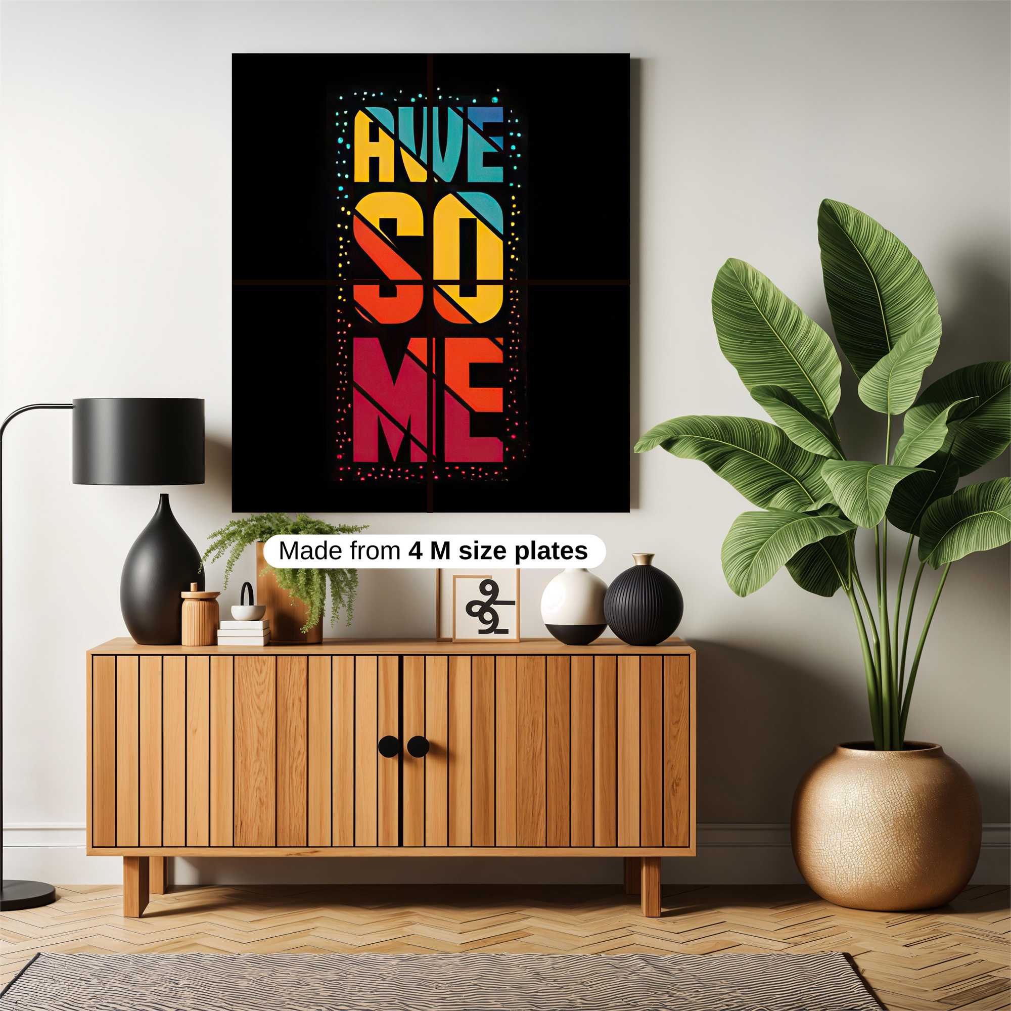 Awe Vibrant Safe Wall Magnetic / M