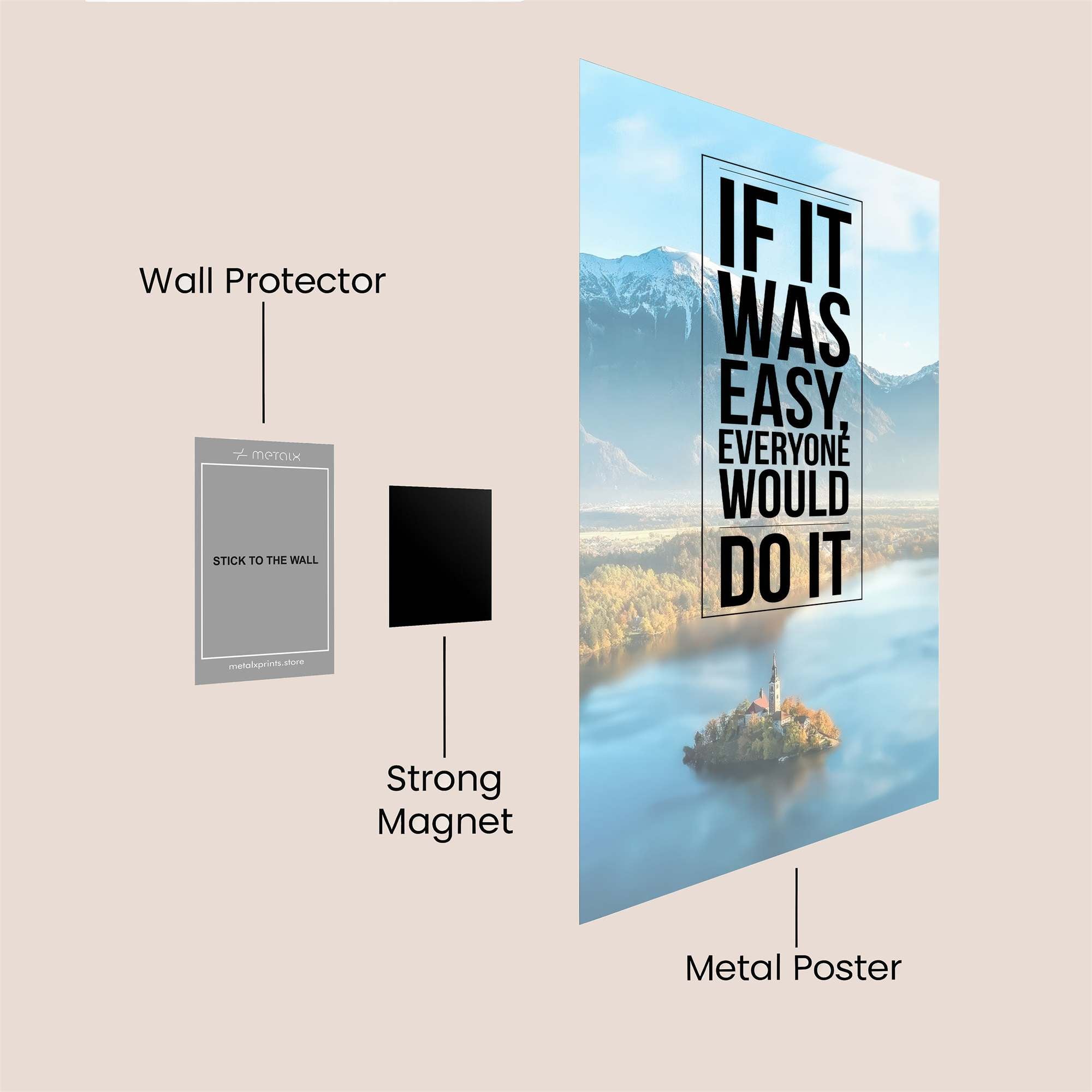 Journey Serene Safe Wall Magnetic / M