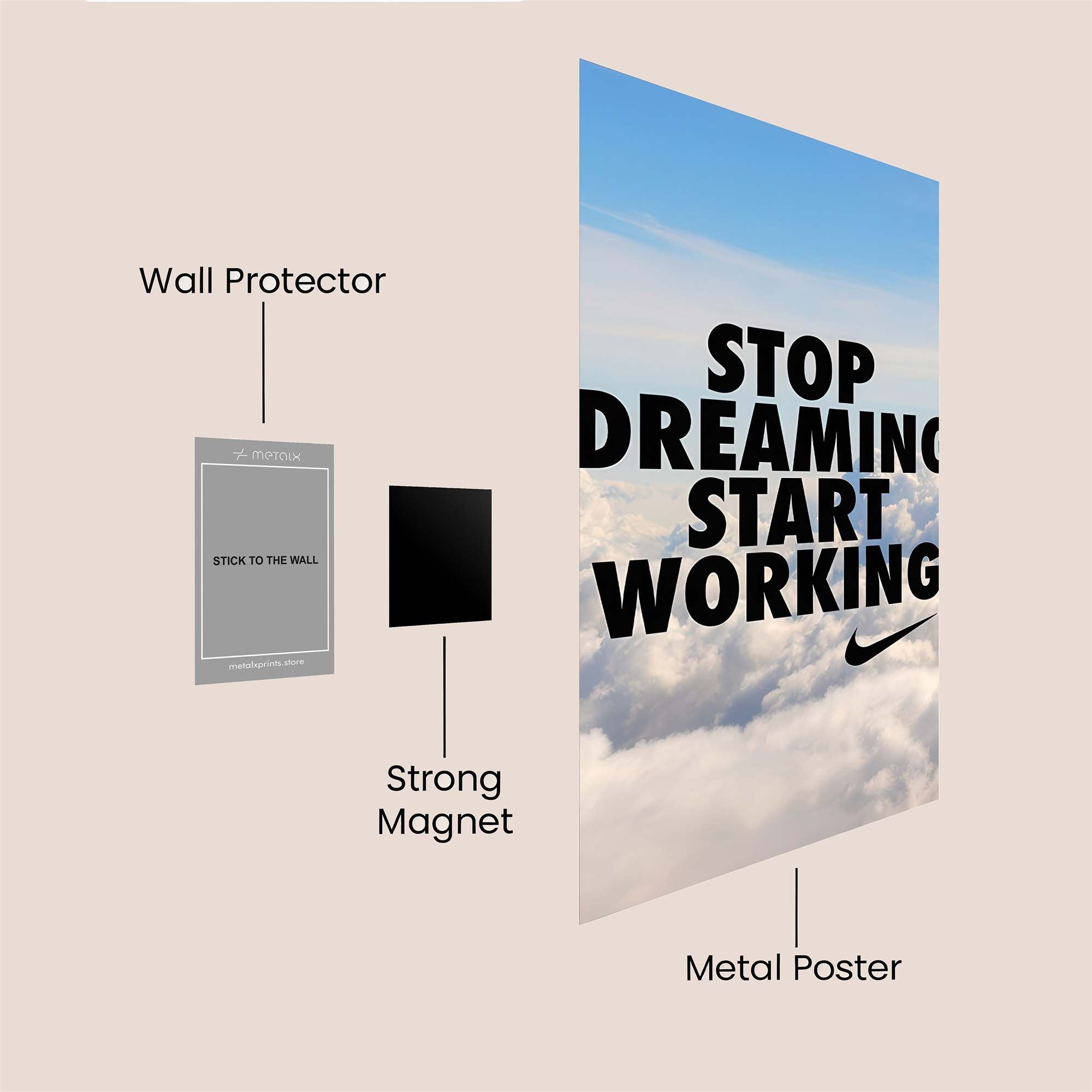 Nike Motivation Safe Wall Magnetic / M