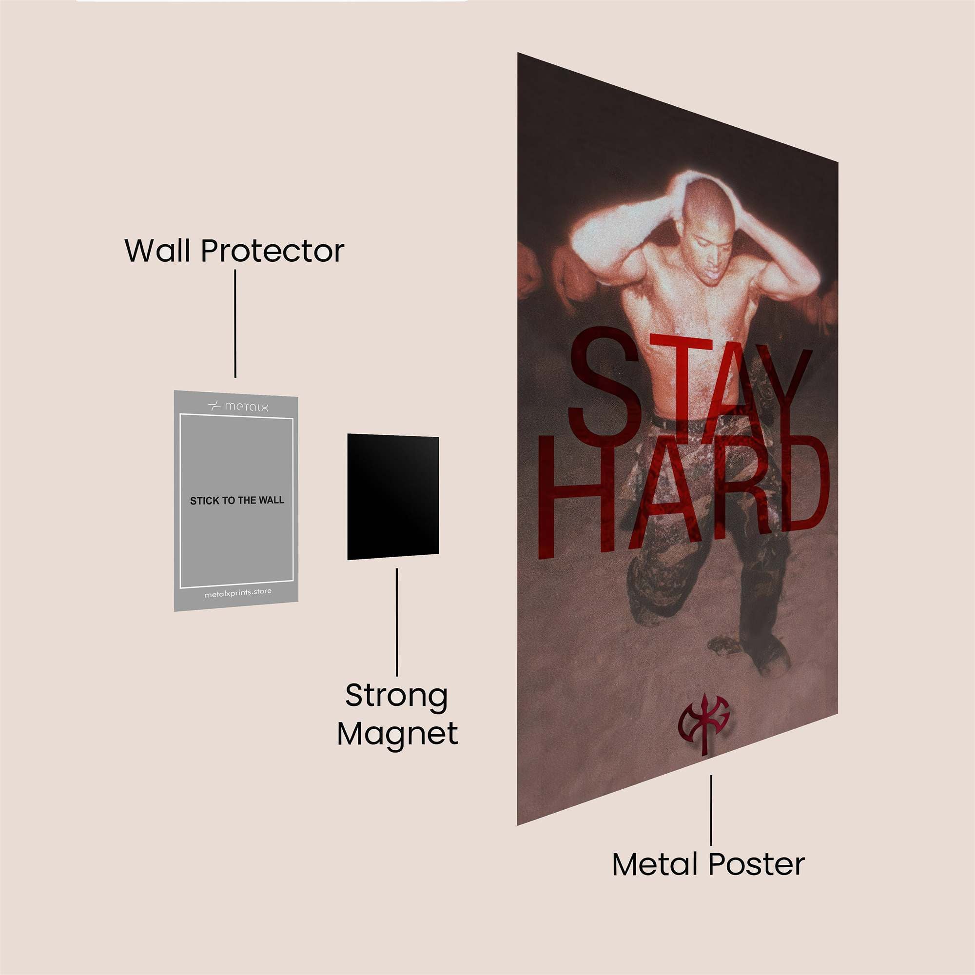 Warrior Grit Safe Wall Magnetic / M