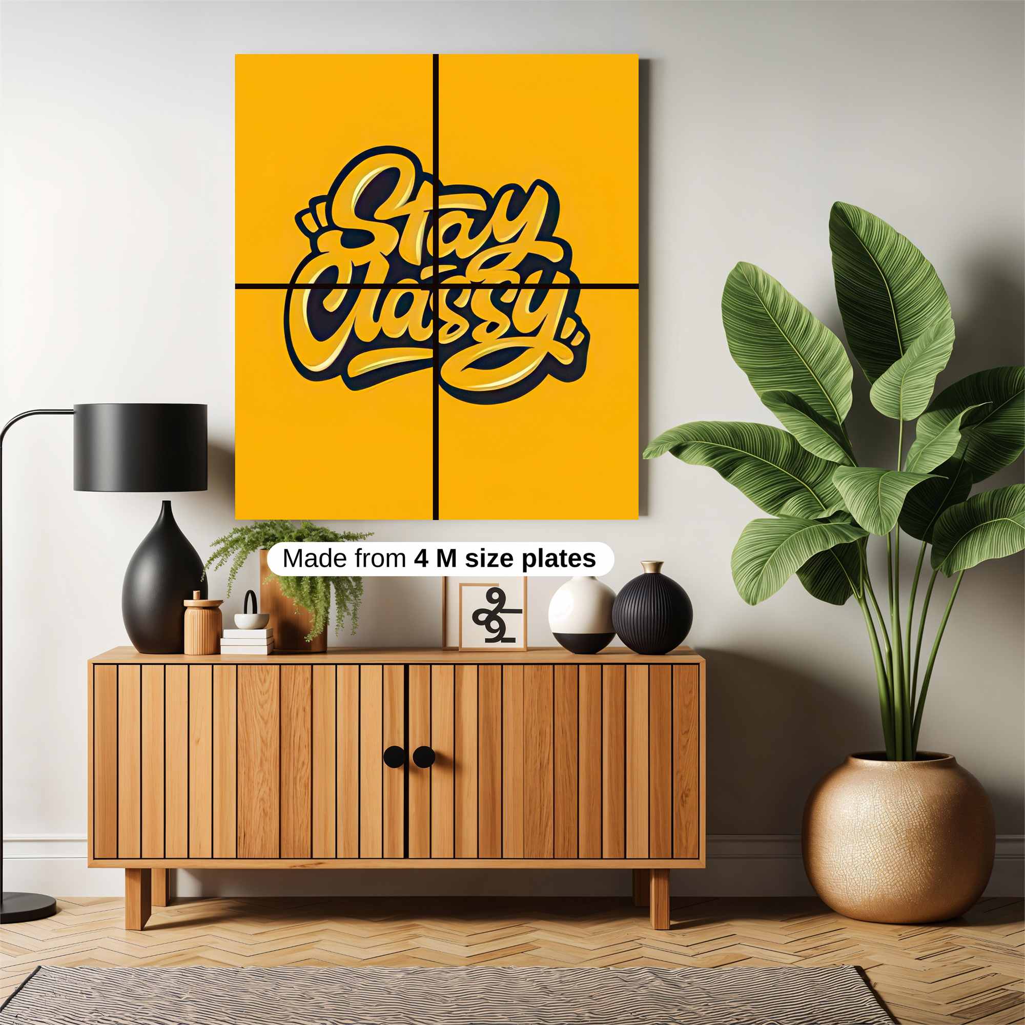 Stay Vibrant Safe Wall Magnetic / M