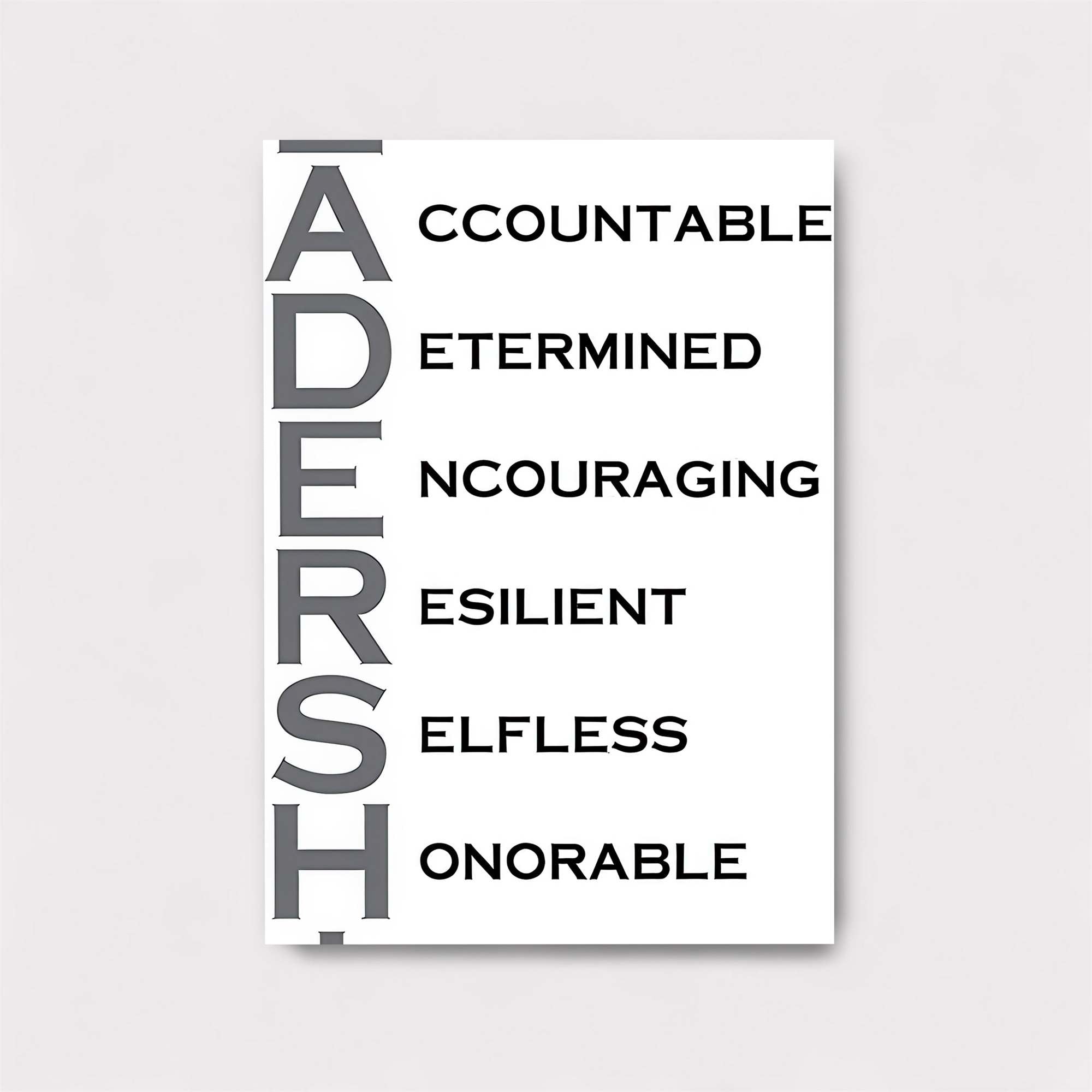 Leadership Passionate Safe Wall Magnetic / M