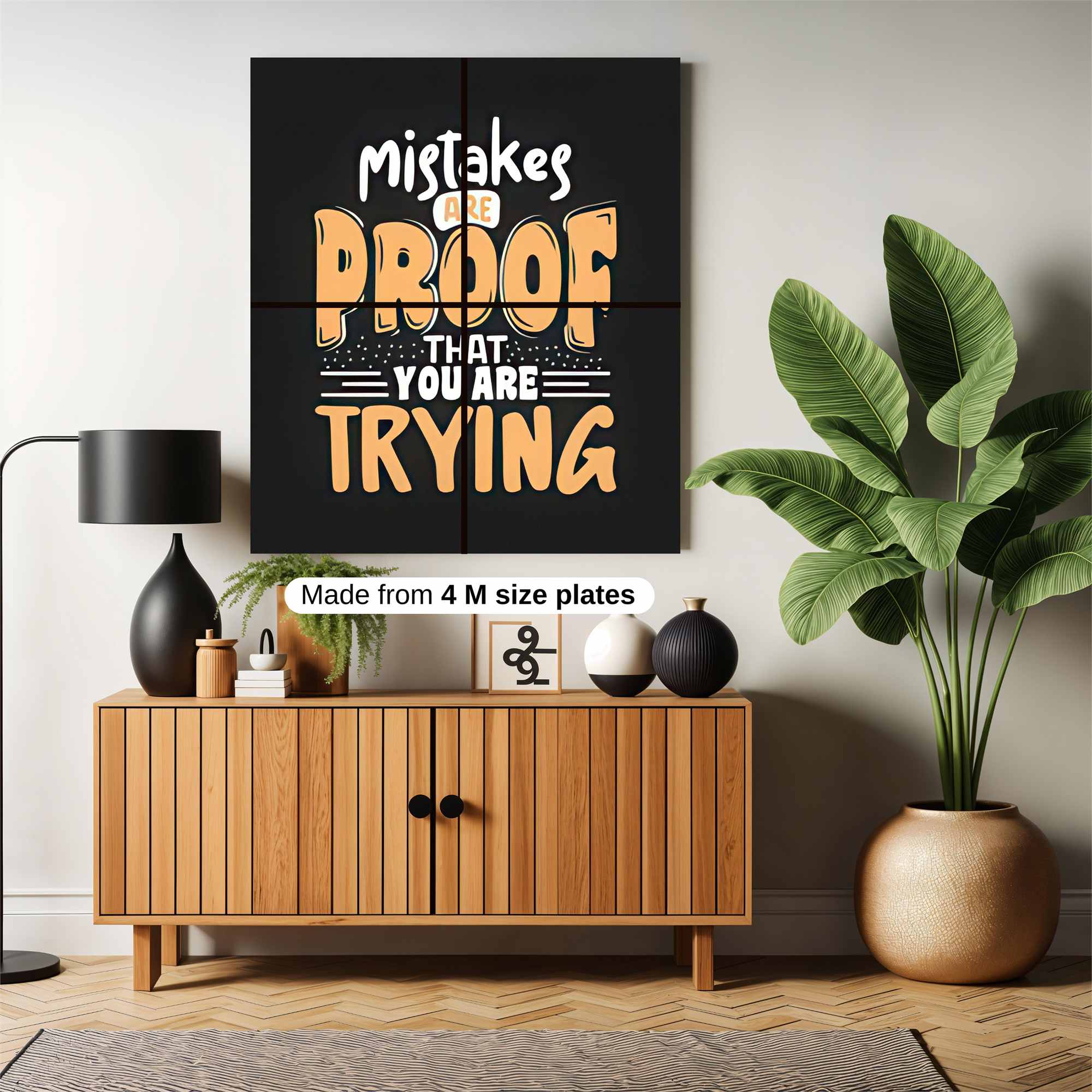 Mistakes Motivate Safe Wall Magnetic / M