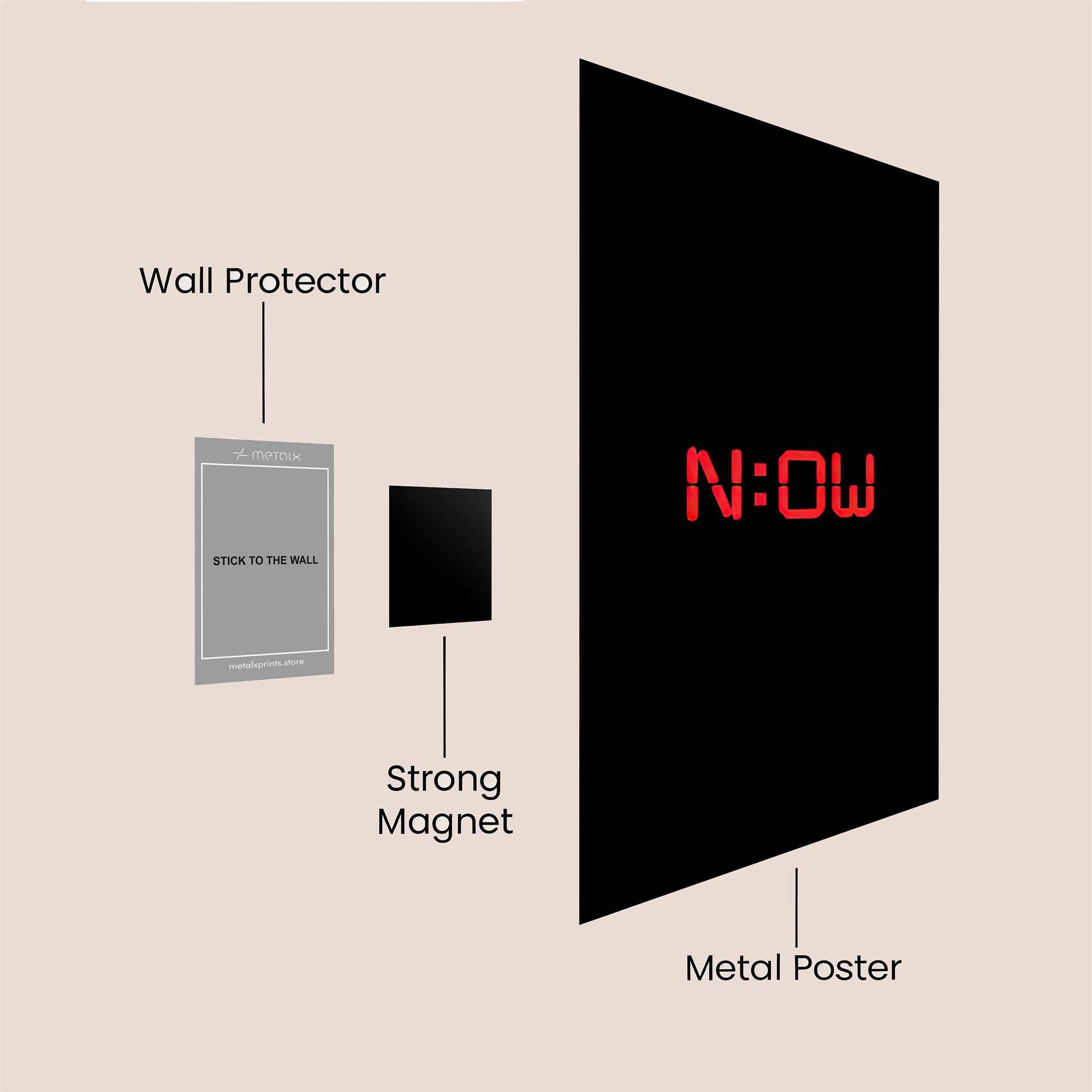 Now Urgent Safe Wall Magnetic / M
