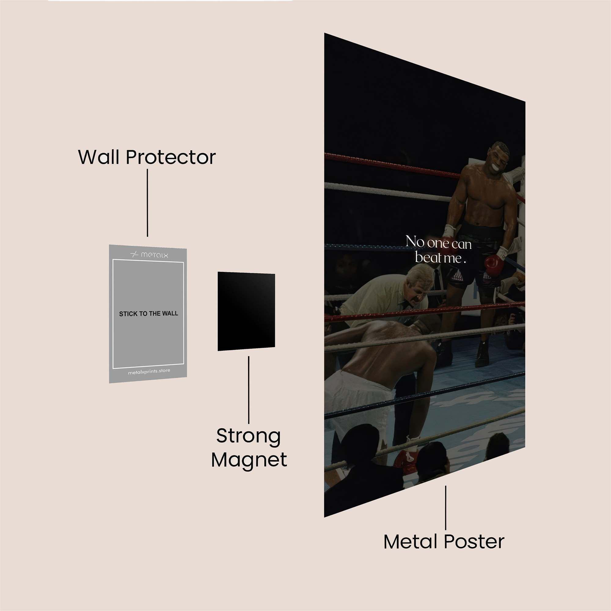 Ali Triumphant Safe Wall Magnetic / M
