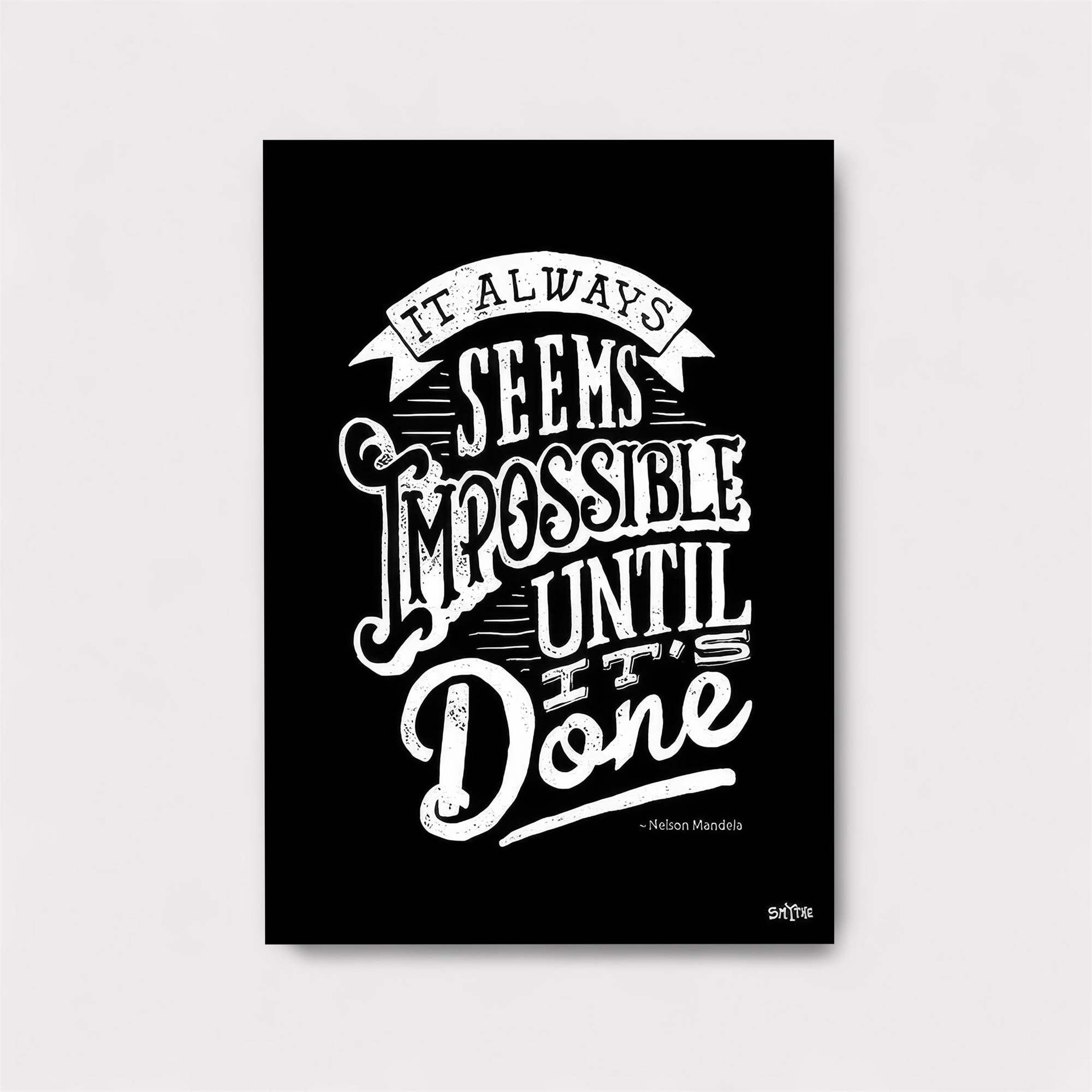 Mandela Motivated Safe Wall Magnetic / M