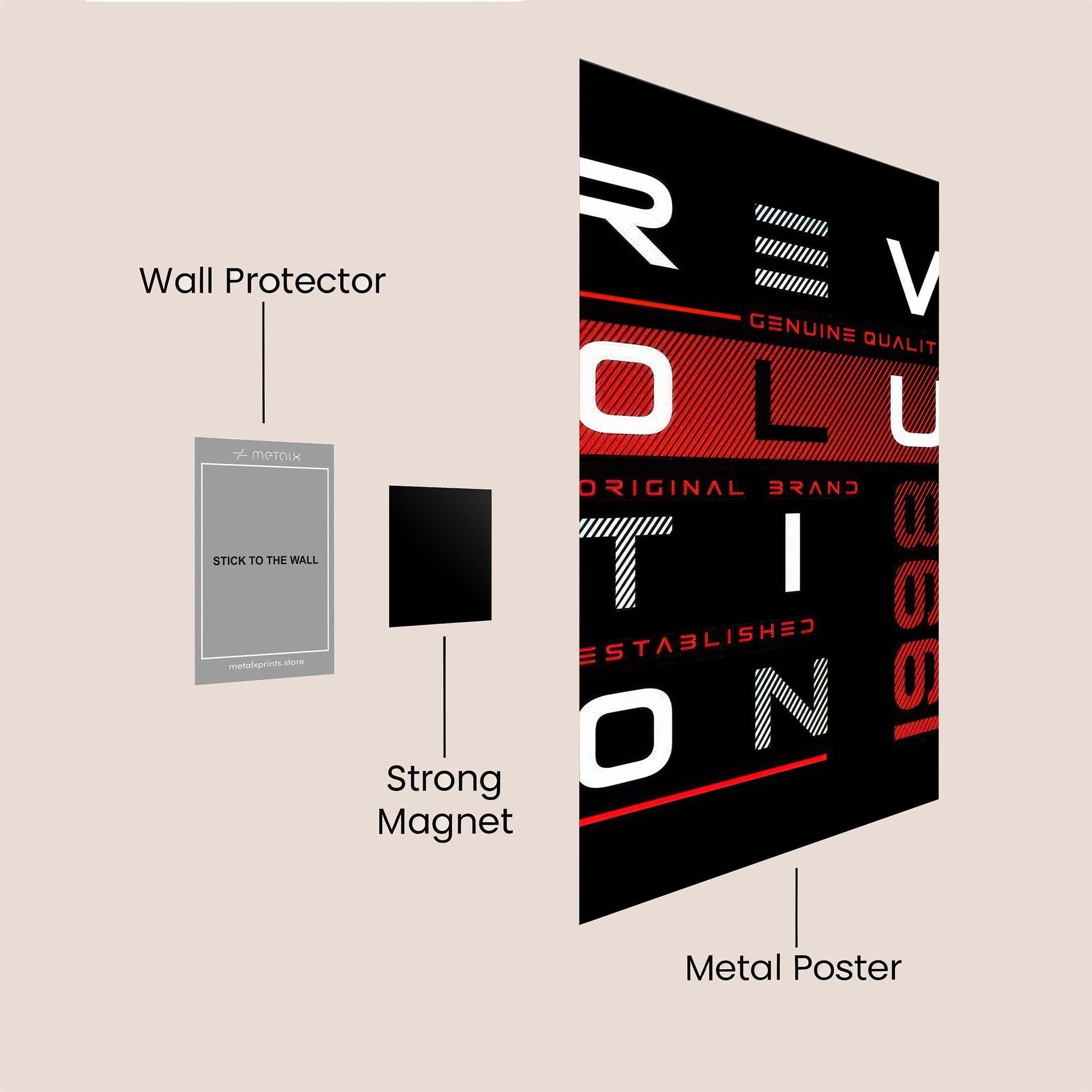 Revolution Bold Safe Wall Magnetic / M
