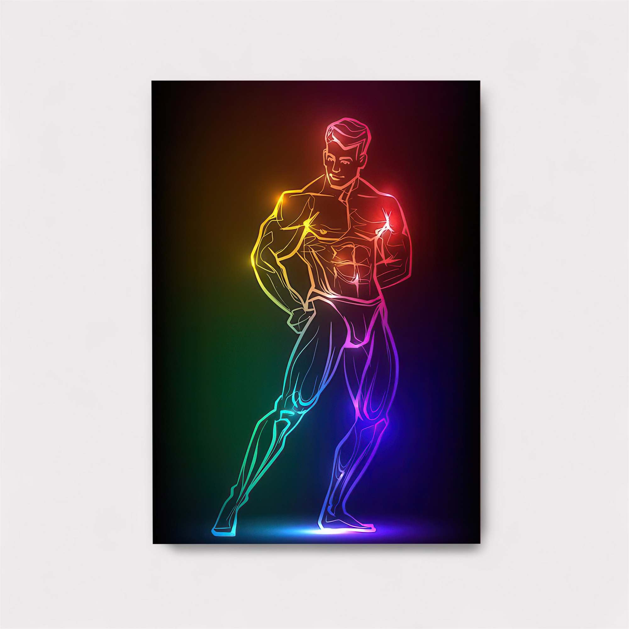 Neon Muscle Safe Wall Magnetic / M