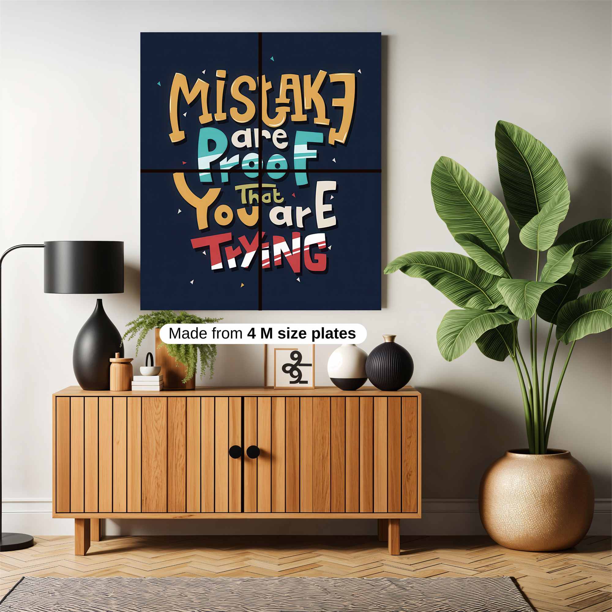 Mistake Motivation Safe Wall Magnetic / M