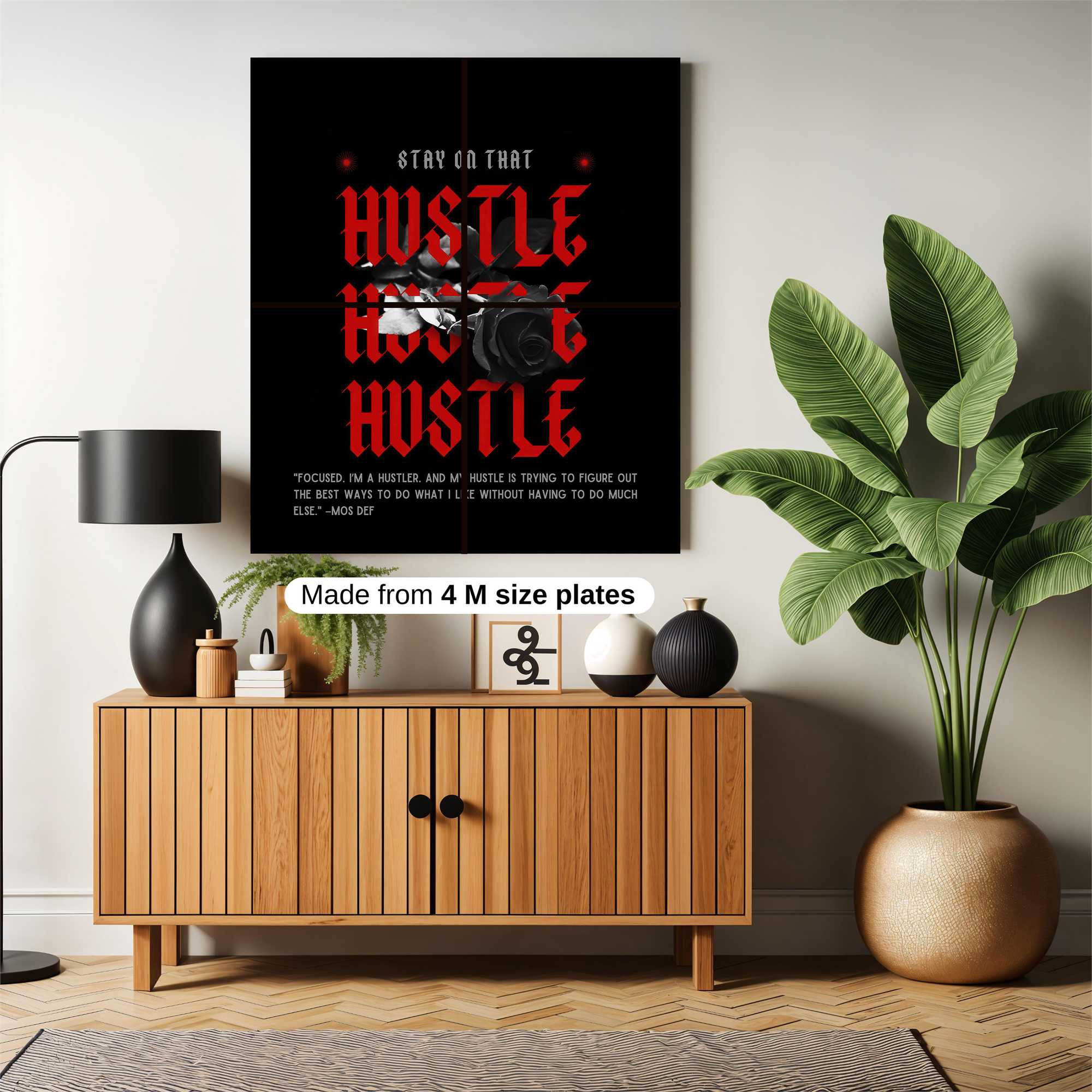 Hustle Intensity Safe Wall Magnetic / M