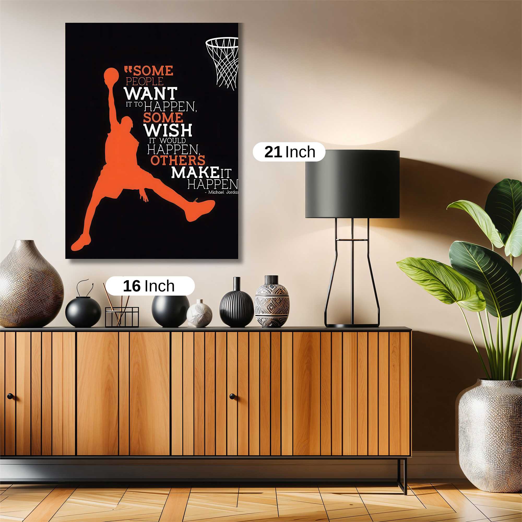 Jordan Inspired Safe Wall Magnetic / M