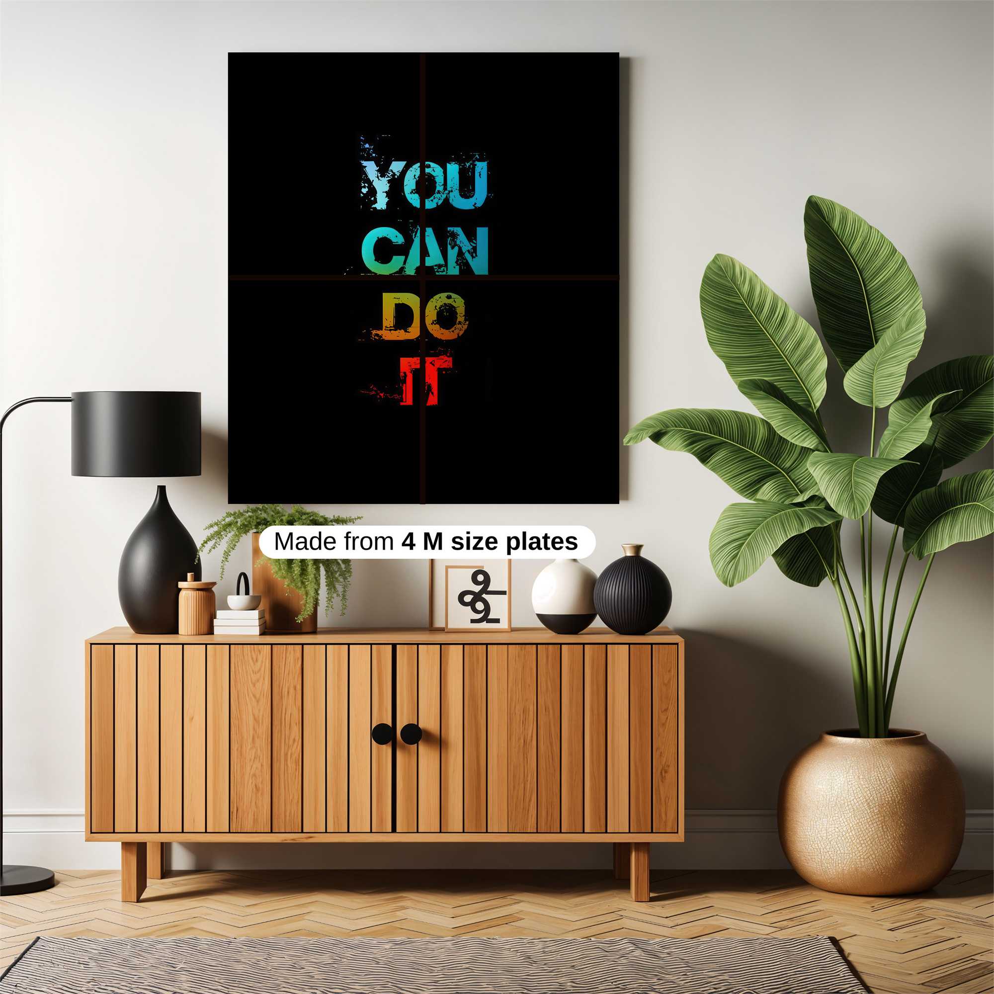 Motivational Glow Safe Wall Magnetic / M