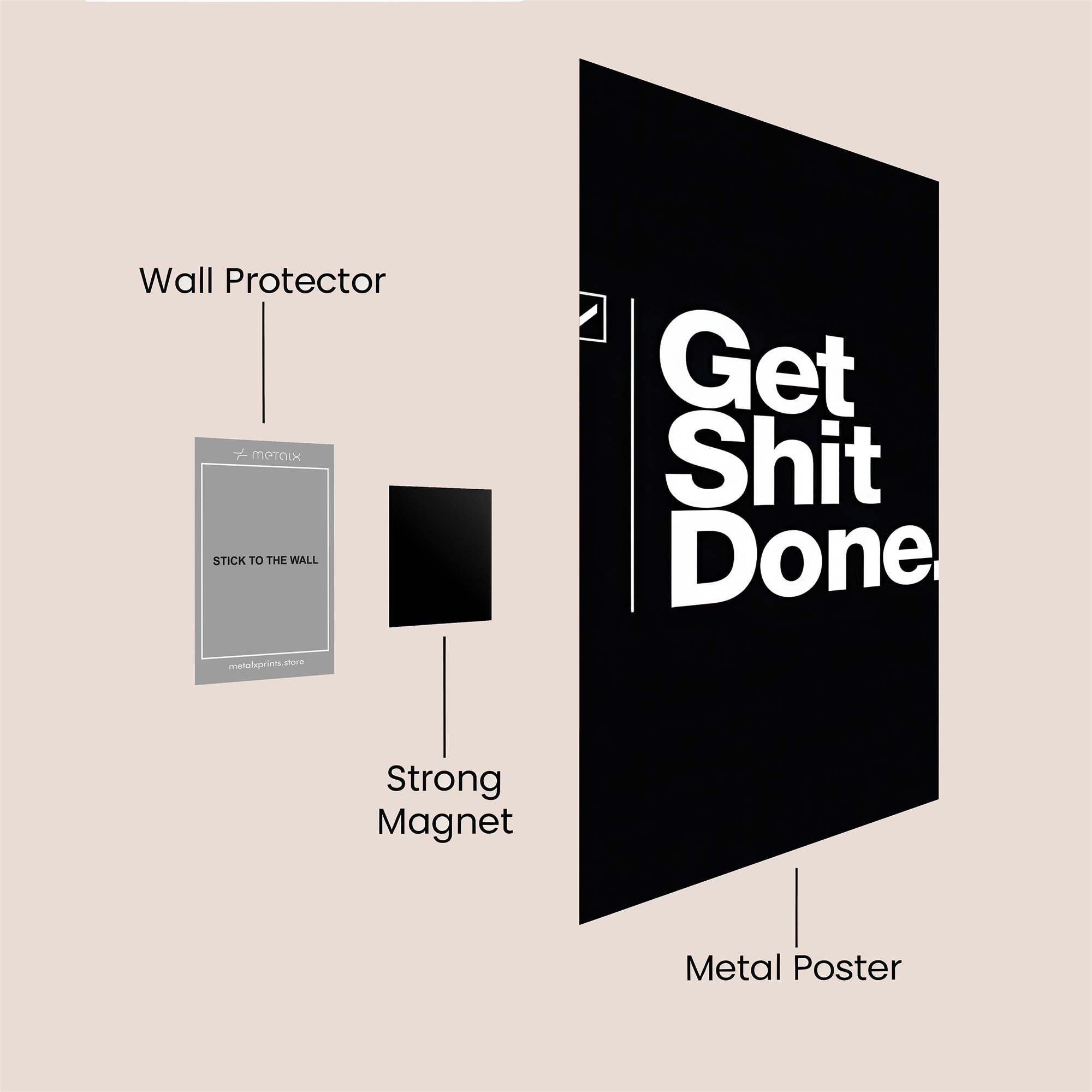 Productive Mantra Safe Wall Magnetic / M