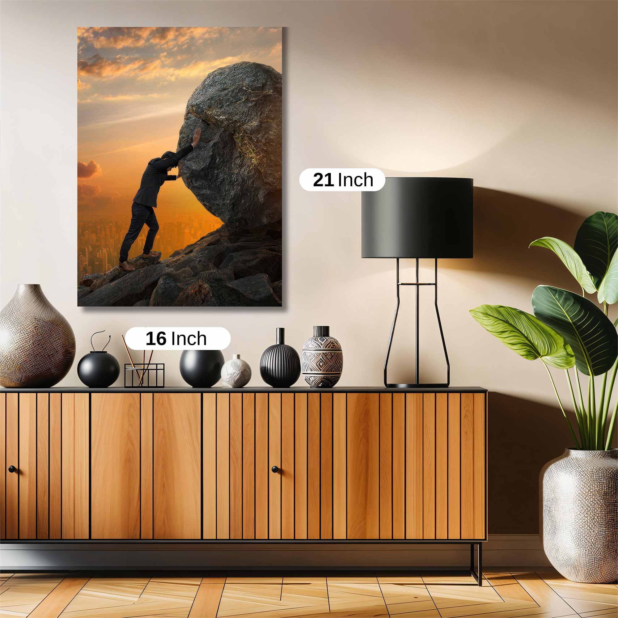 Sisyphus Triumph Safe Wall Magnetic / M