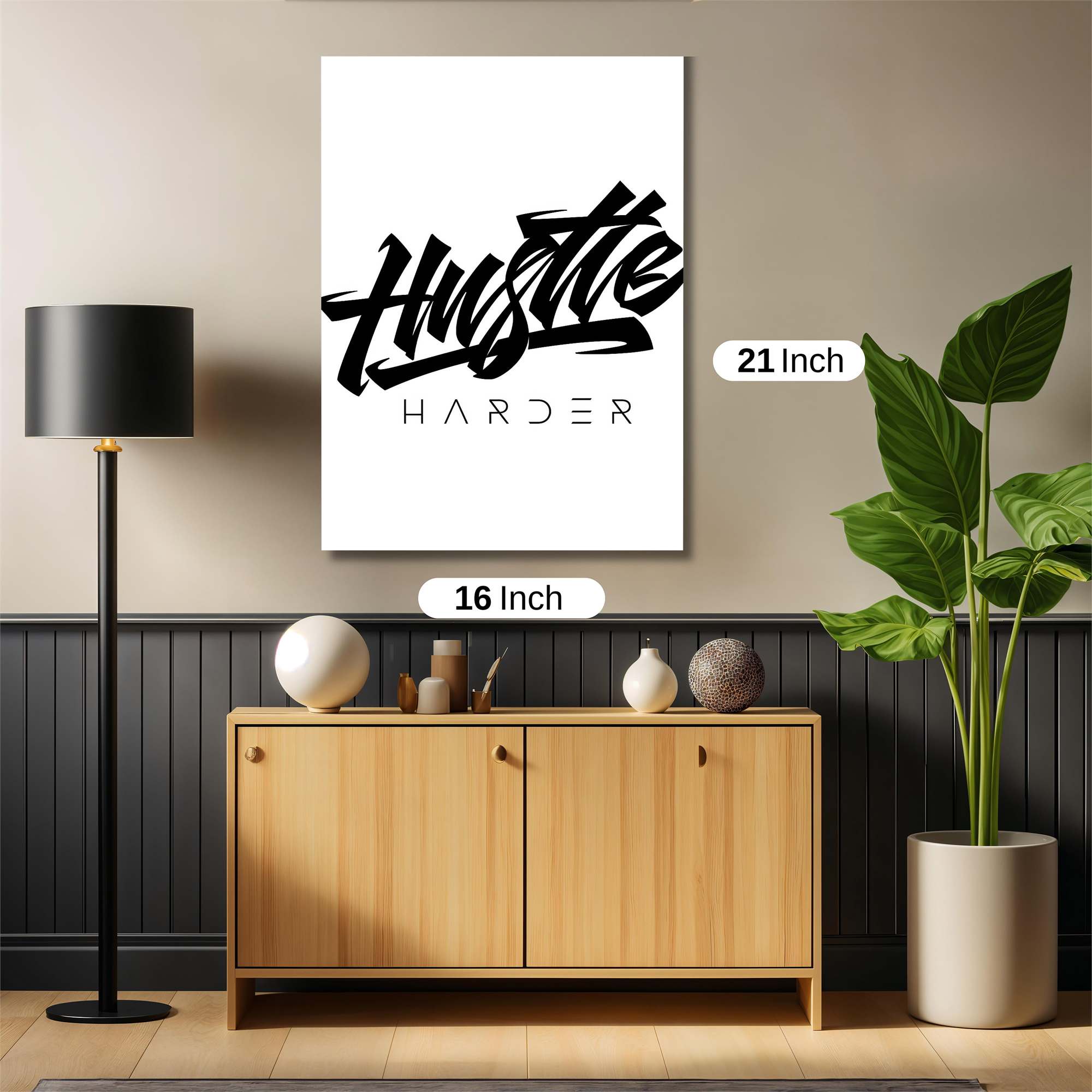 Hustle Vigor Safe Wall Magnetic / M