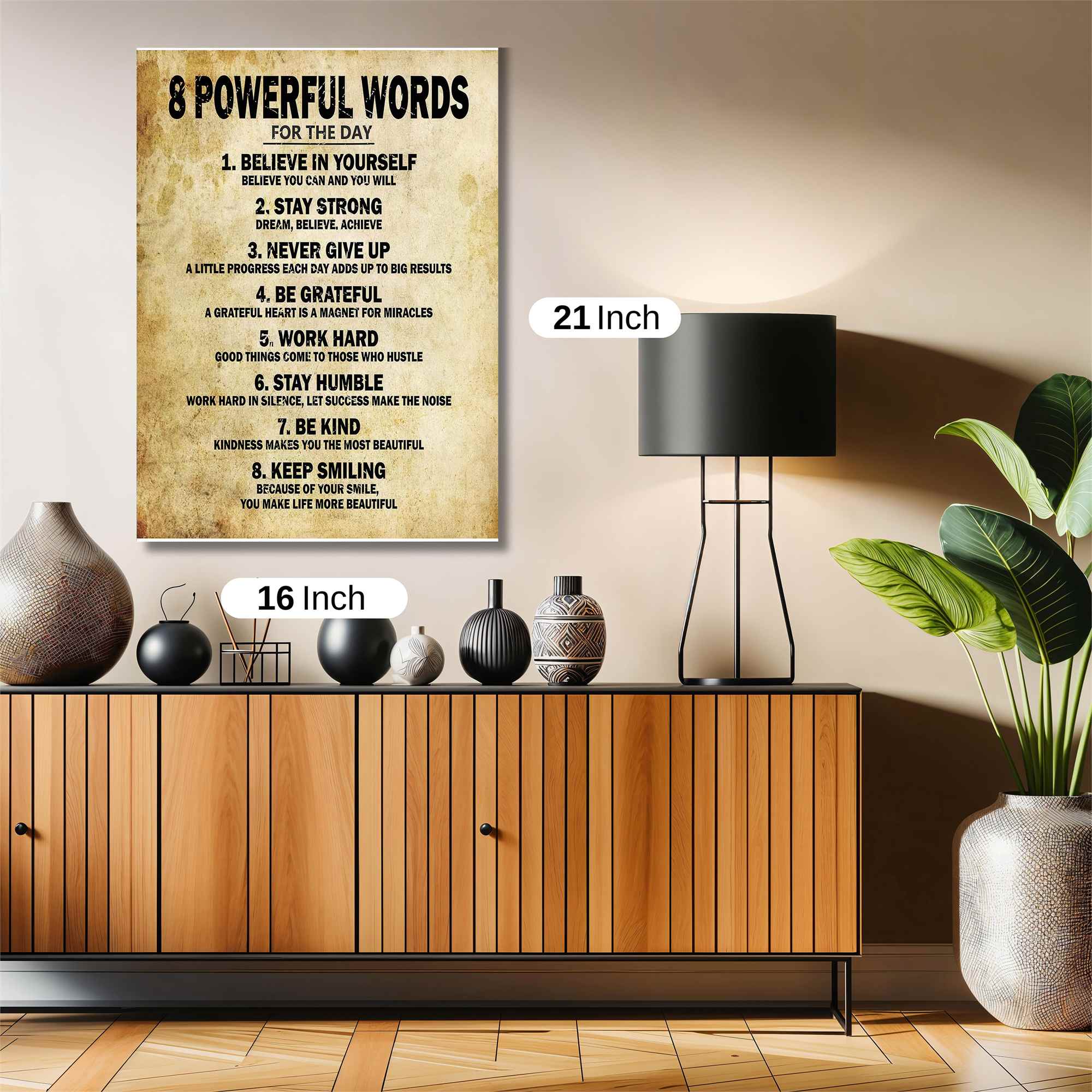 Inspirational Words Safe Wall Magnetic / M