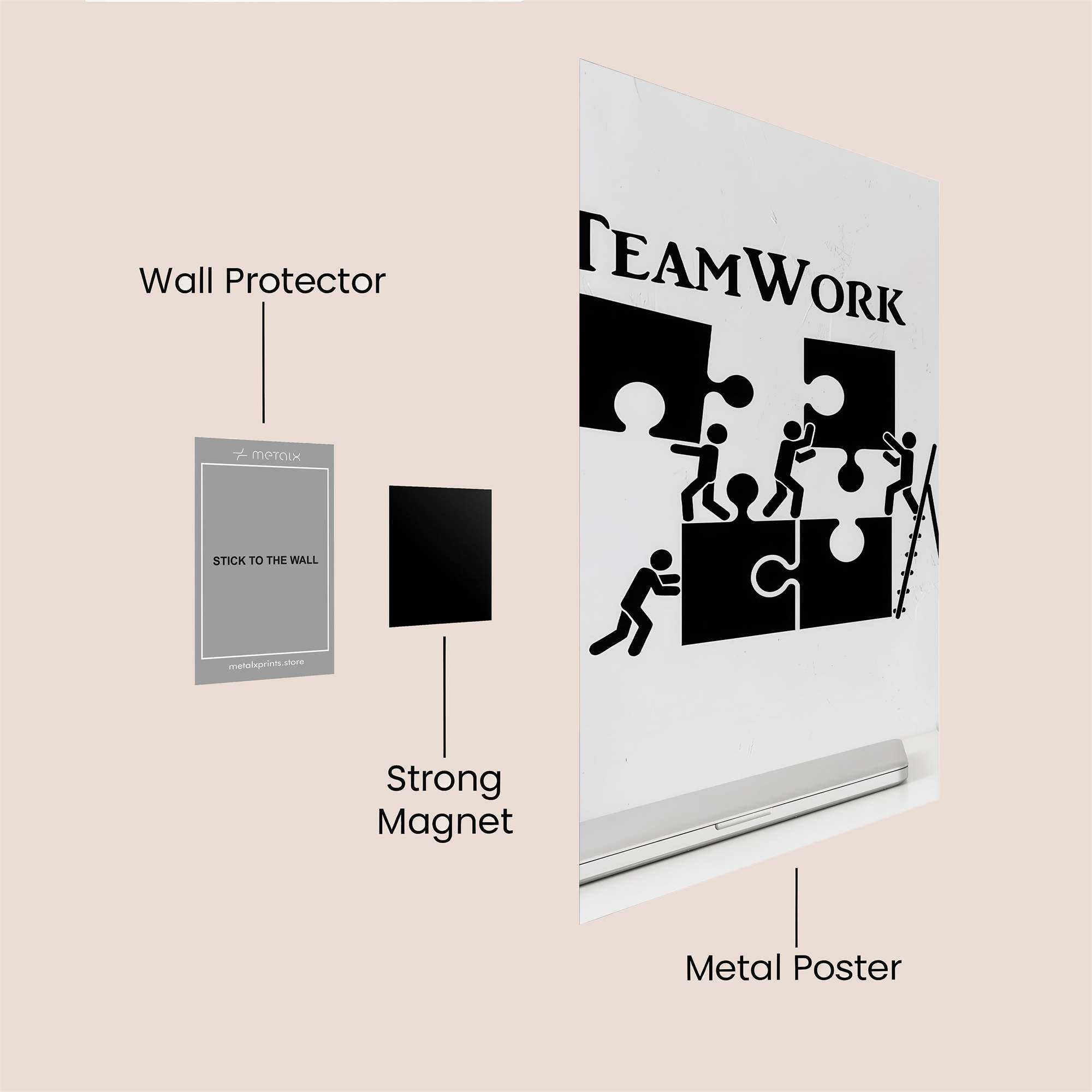 Team Harmony Safe Wall Magnetic / M