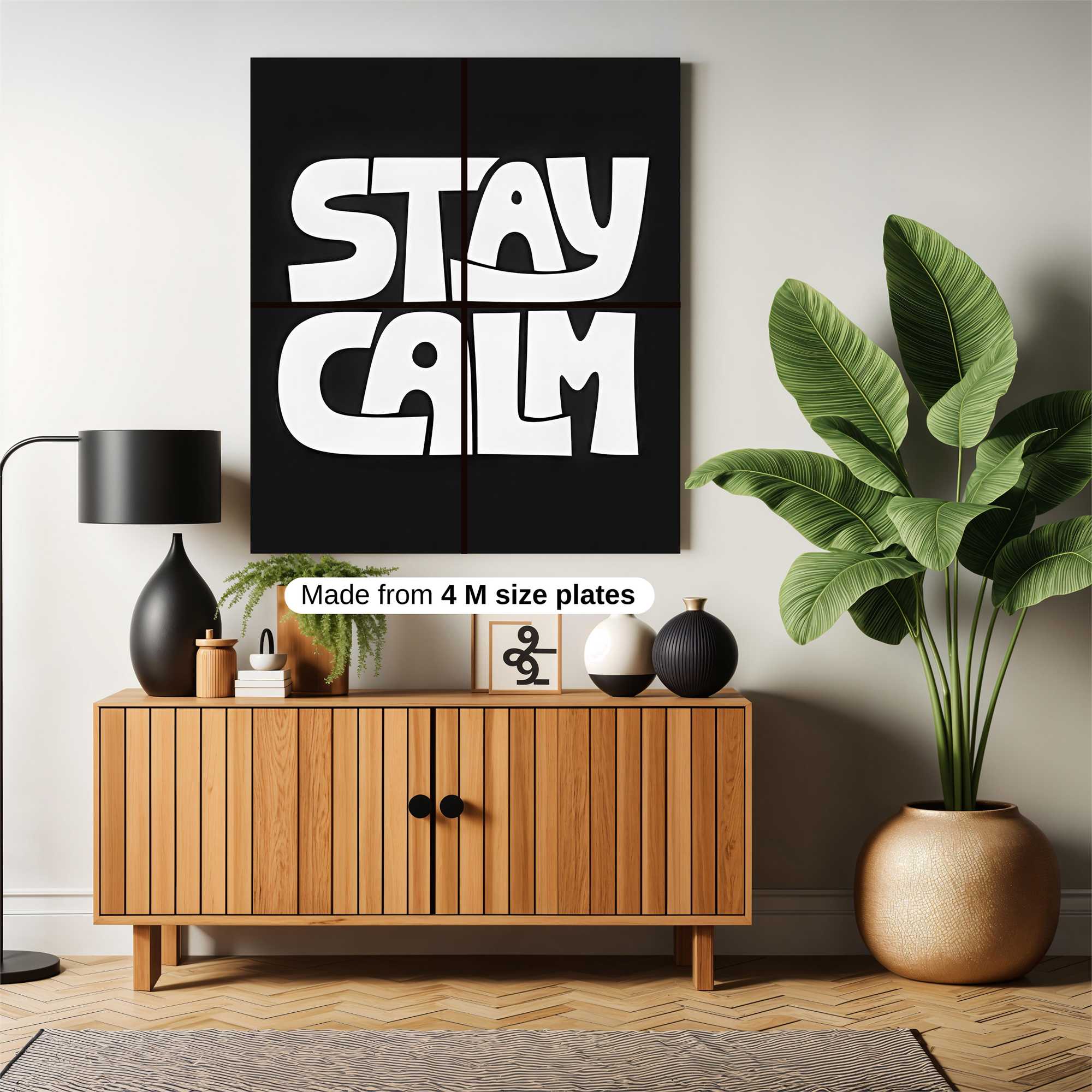 Stay Serene Safe Wall Magnetic / M
