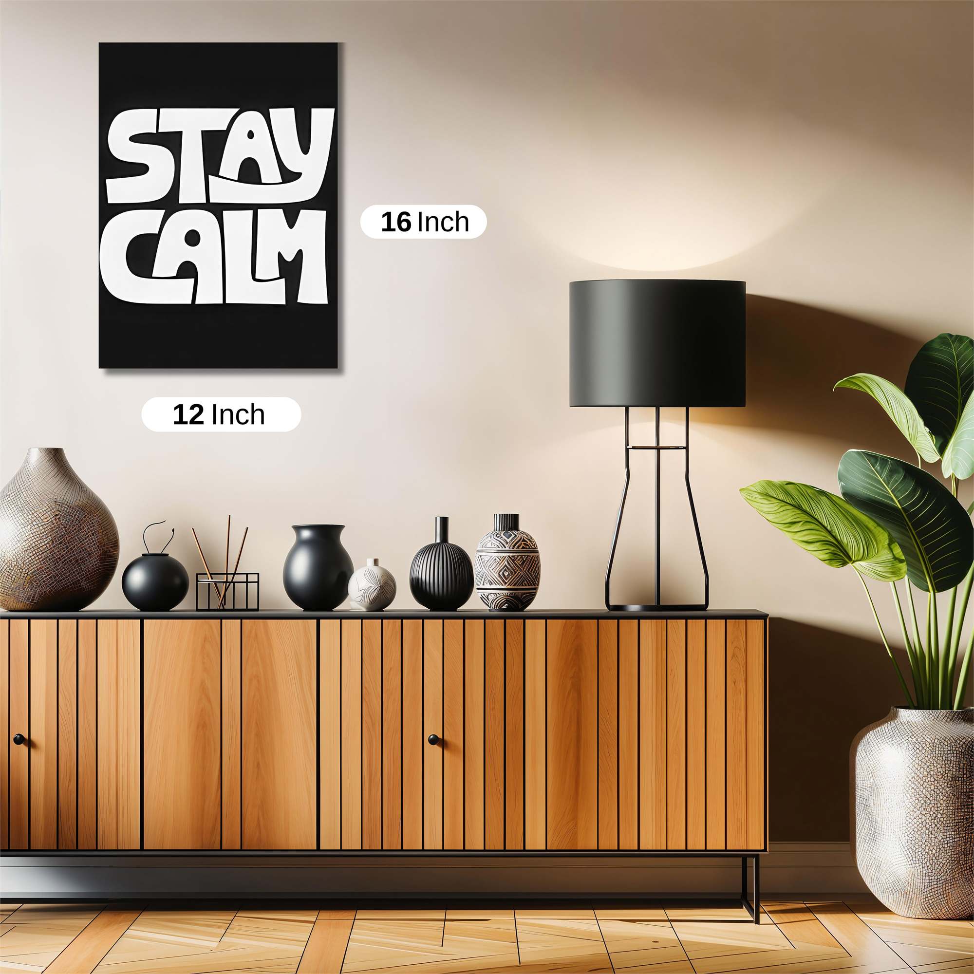 Stay Serene Safe Wall Magnetic / M