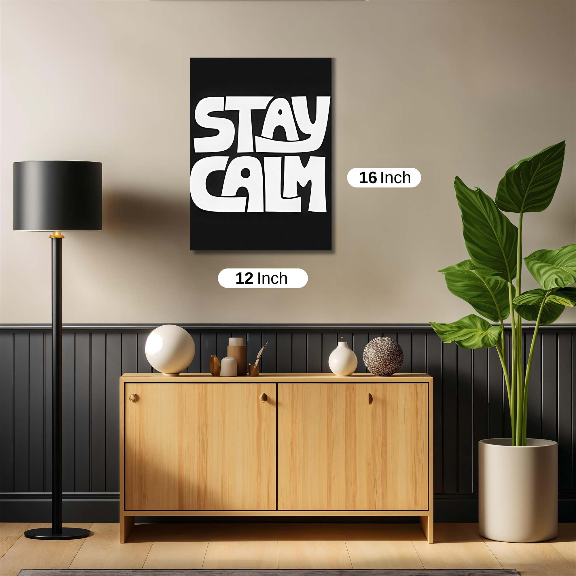 Stay Serene Safe Wall Magnetic / M