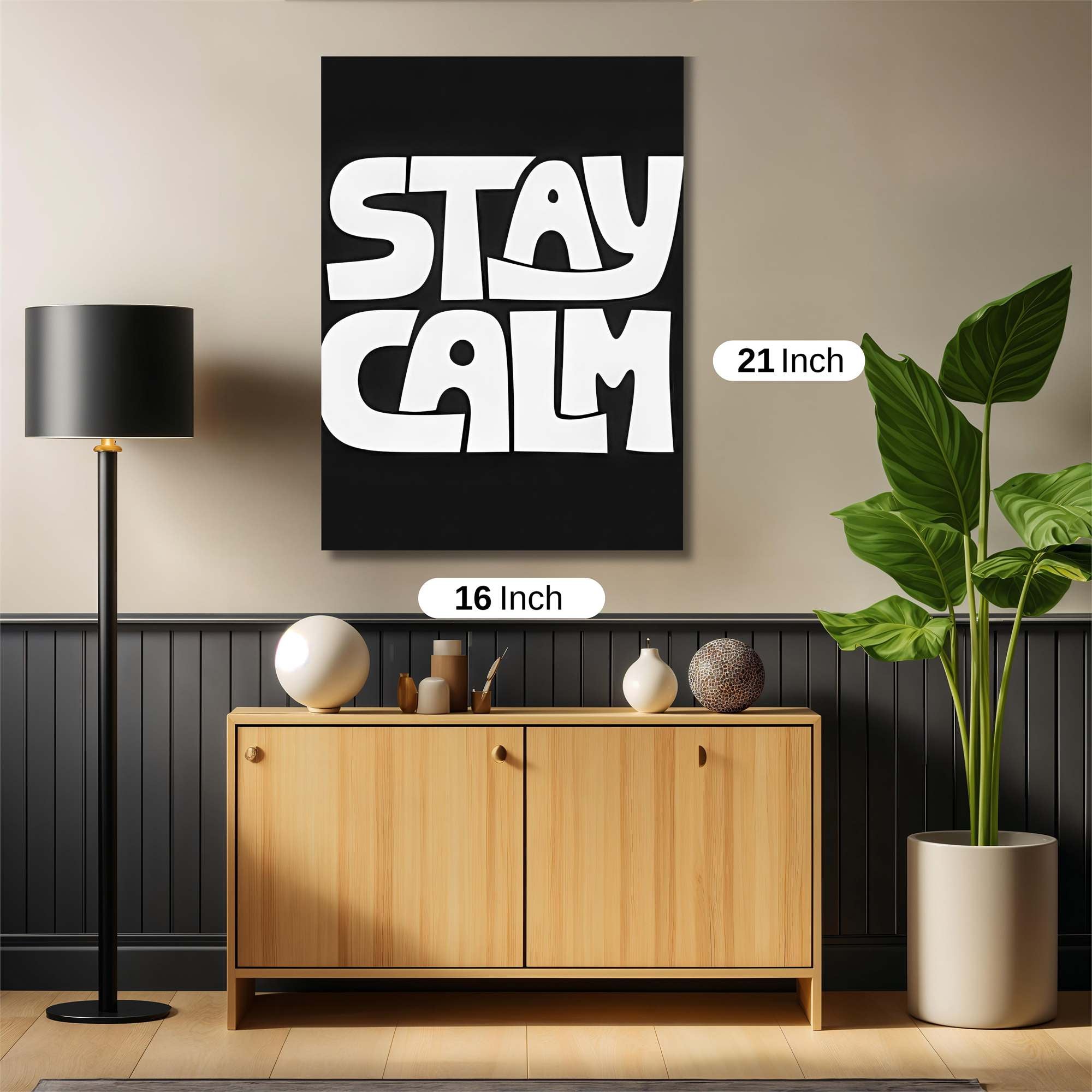 Stay Serene Safe Wall Magnetic / M