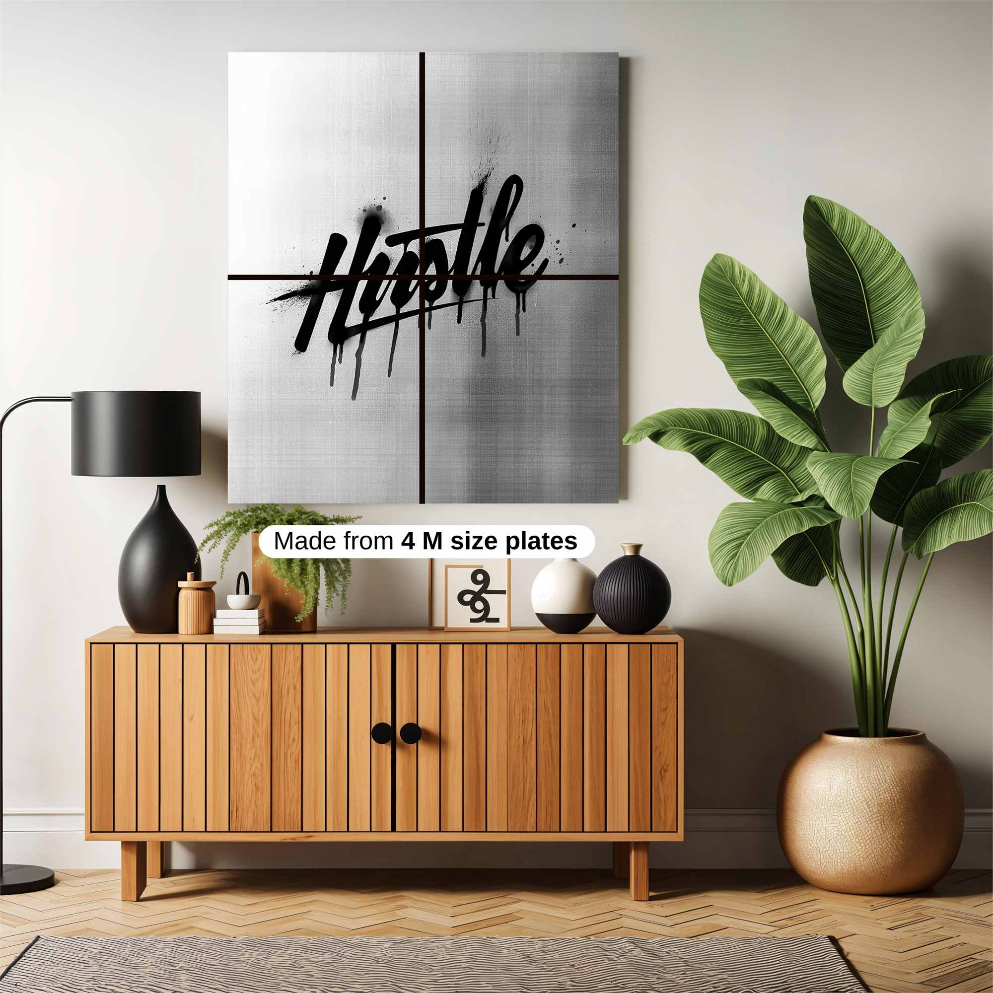 Hustle Drips Safe Wall Magnetic / M
