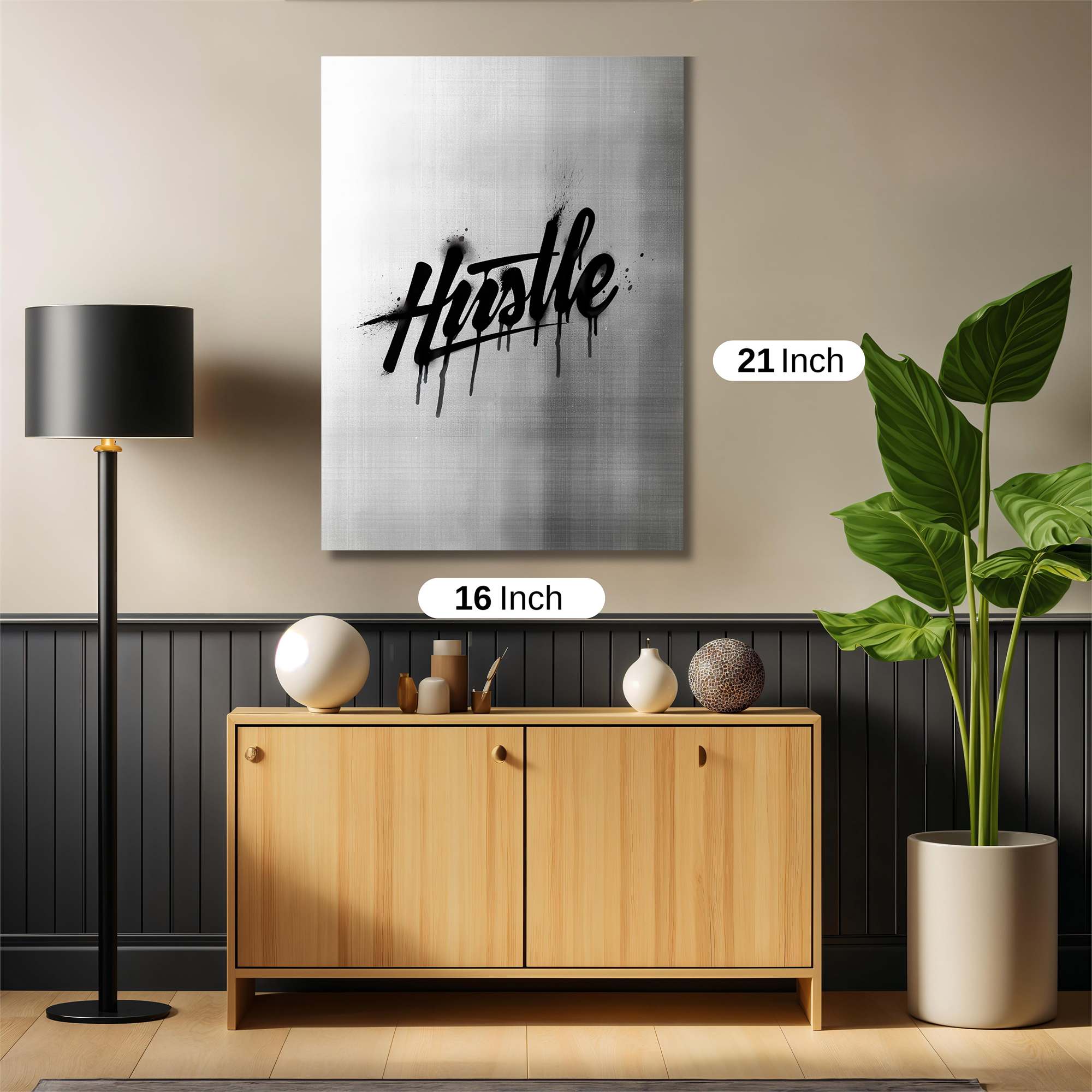 Hustle Drips Safe Wall Magnetic / M
