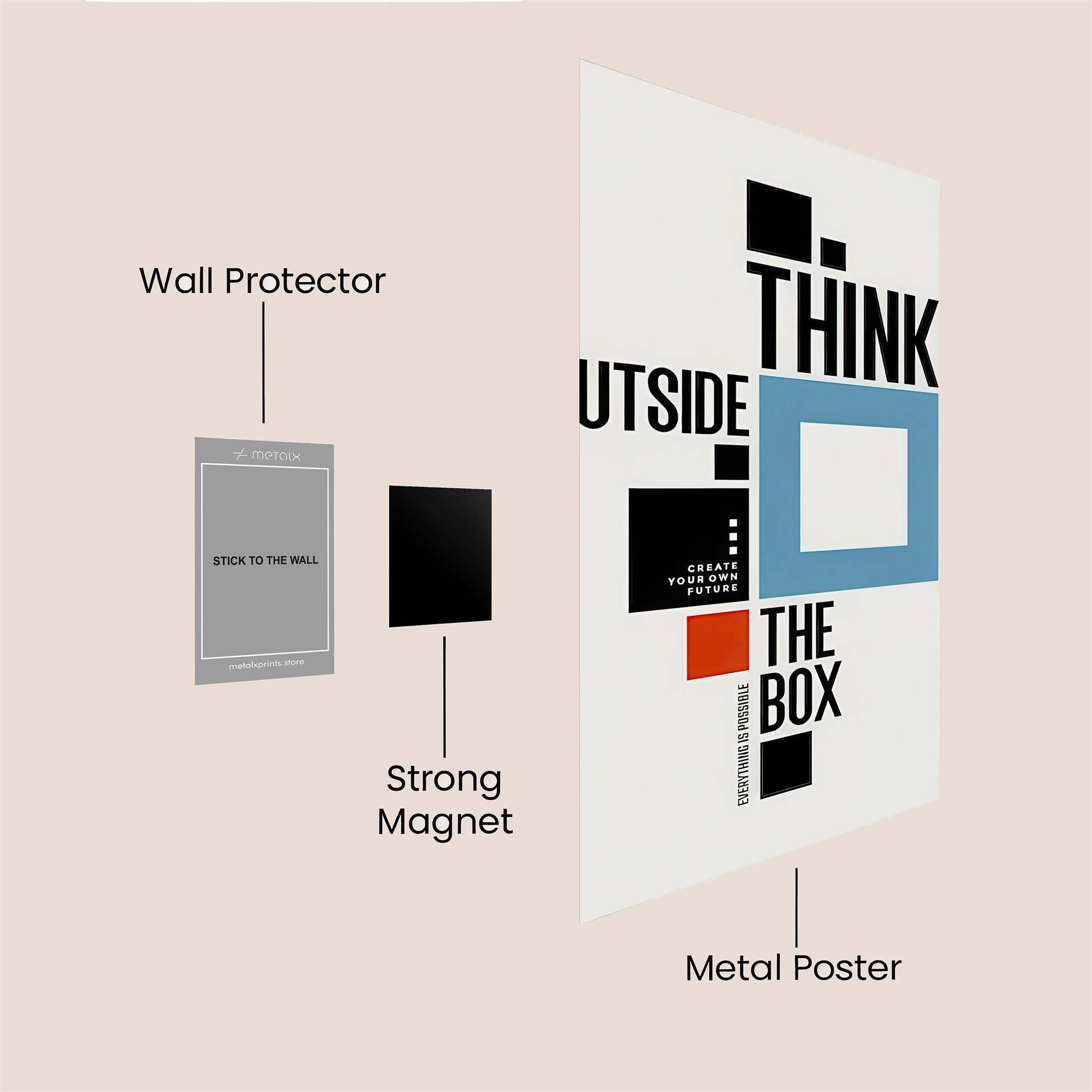Think Unique Safe Wall Magnetic / M