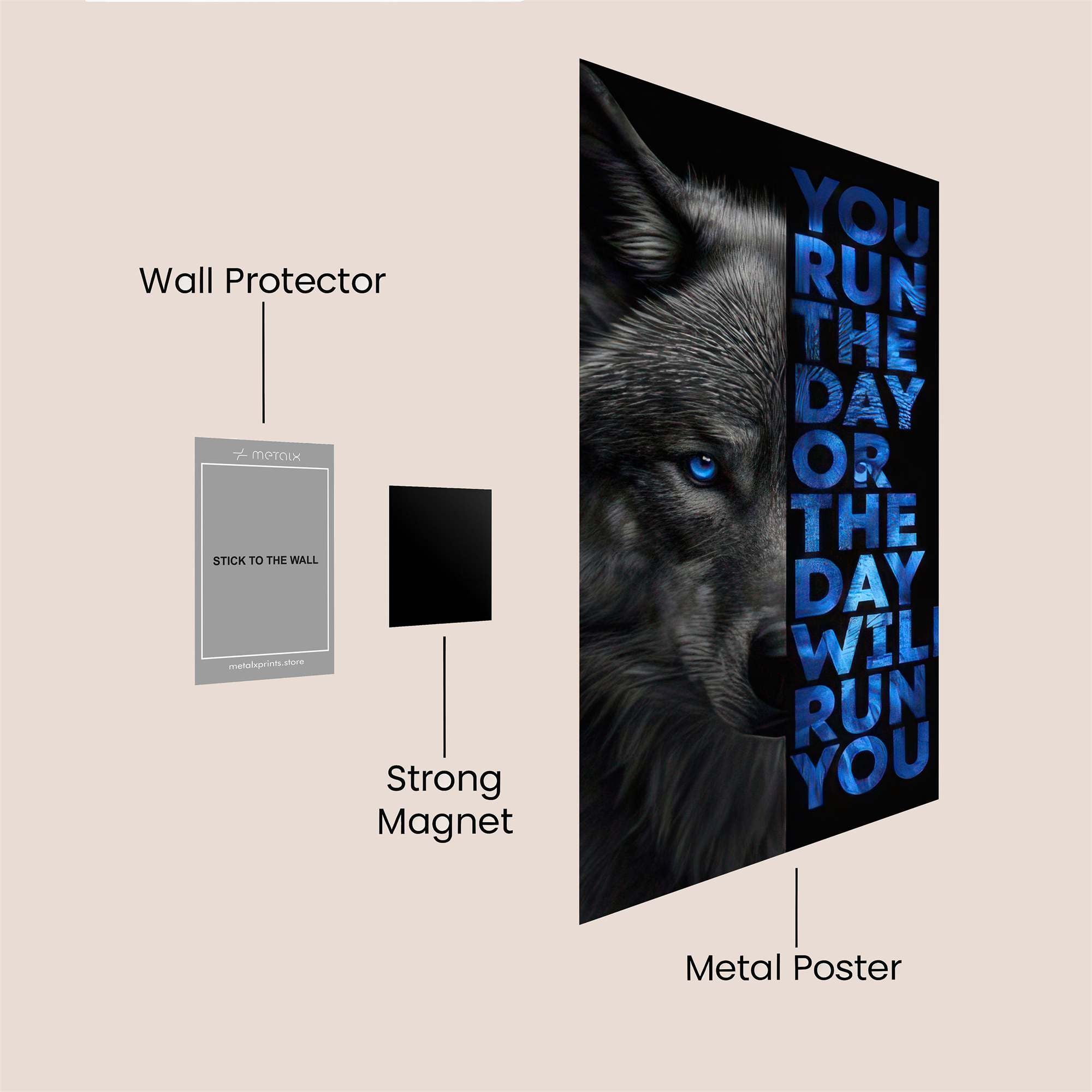 Wolf Resolve Safe Wall Magnetic / M