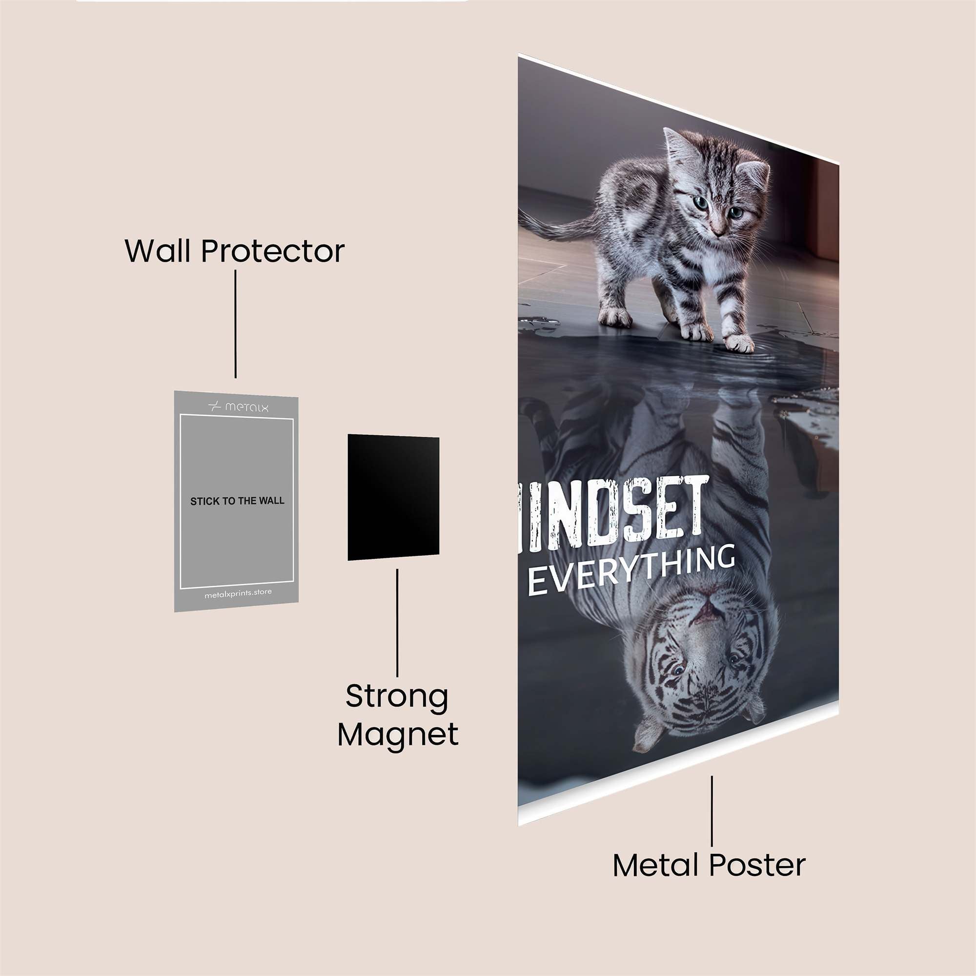 Kitten Valor Safe Wall Magnetic / M