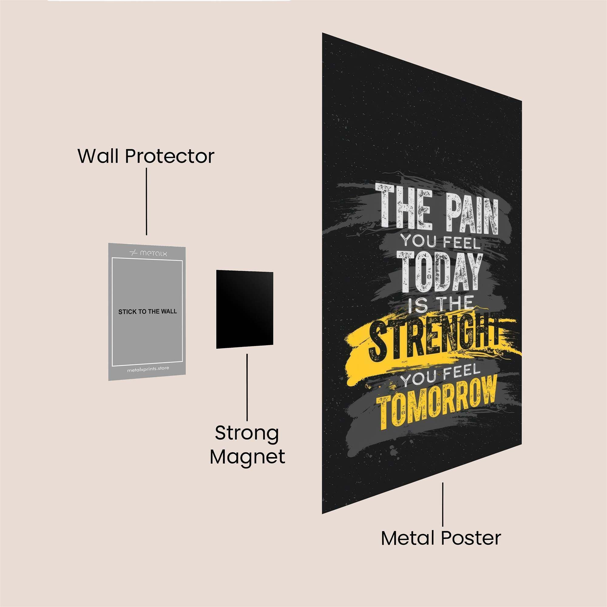 Painful Growth Safe Wall Magnetic / M